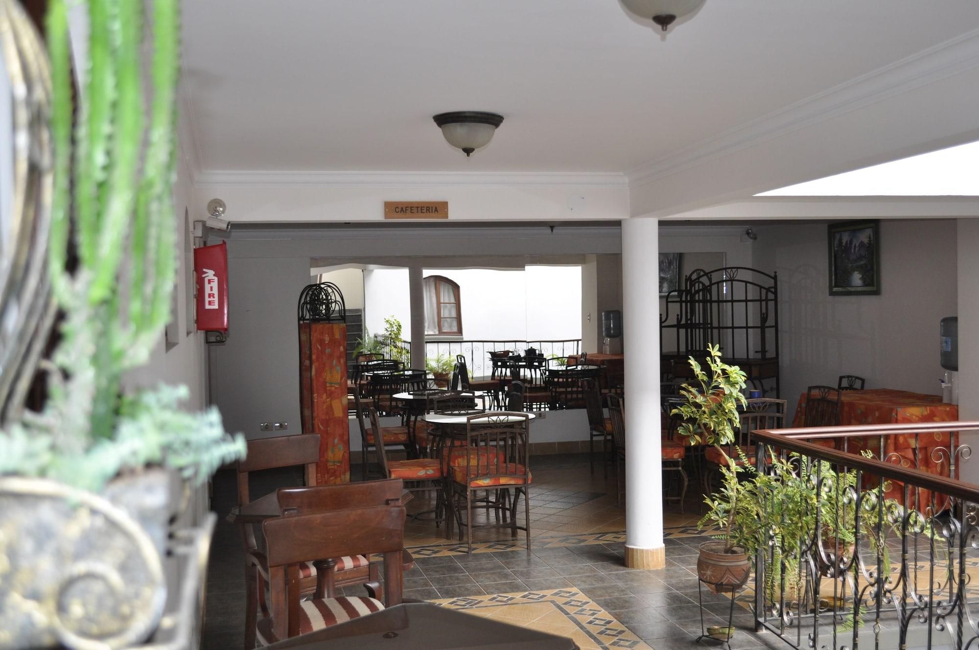 Vista Lobby Hostal Patrimonio - Sucre