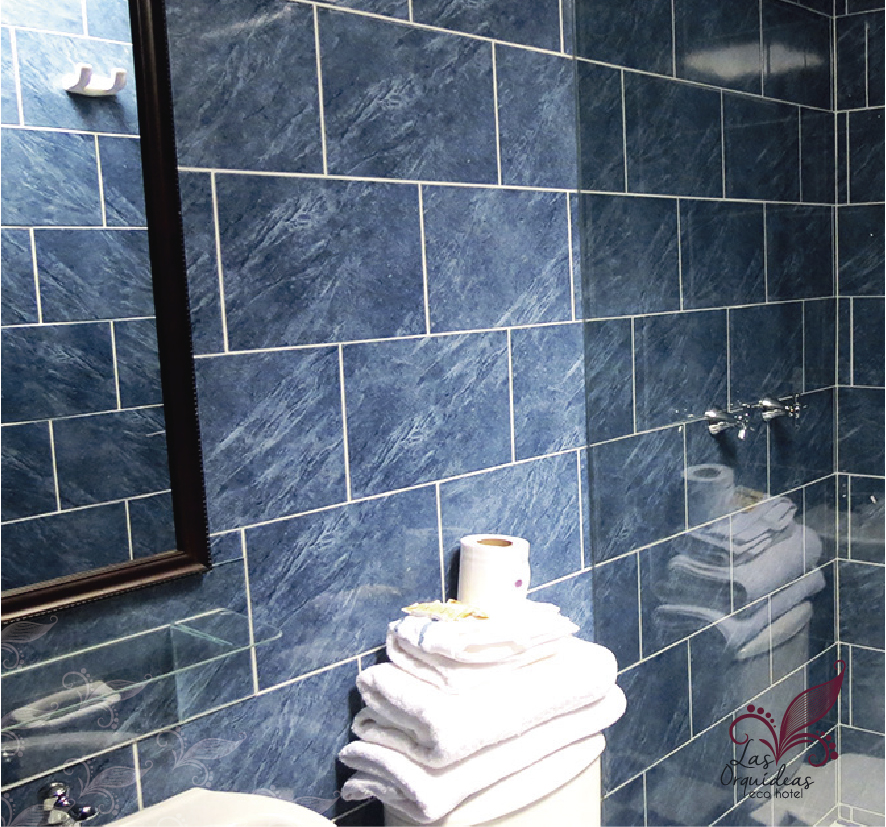 Baño Ecohotel Las Orquídeas