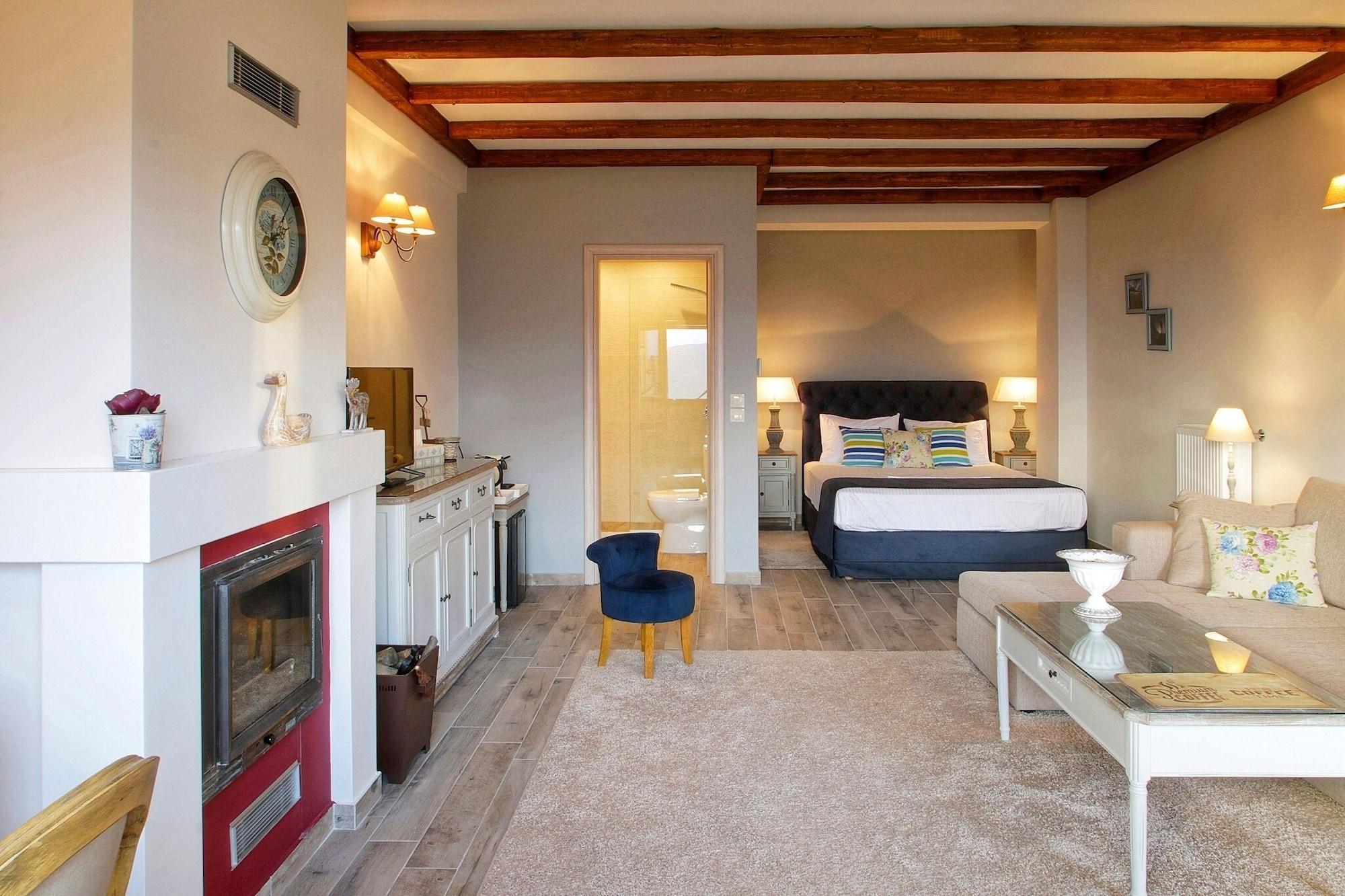 Vista Lobby Almond House Suites Arachova - Adults Only