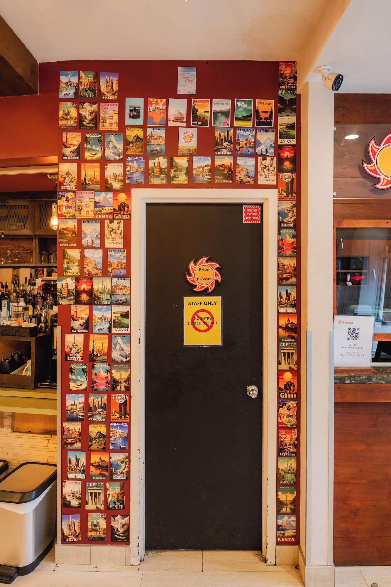 Bar/Salón Samesun Montreal Central - Hostel