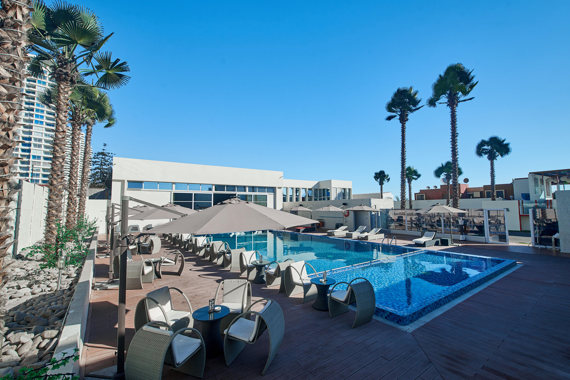 Vista Piscina Hotel Espacio Ox Convention Center
