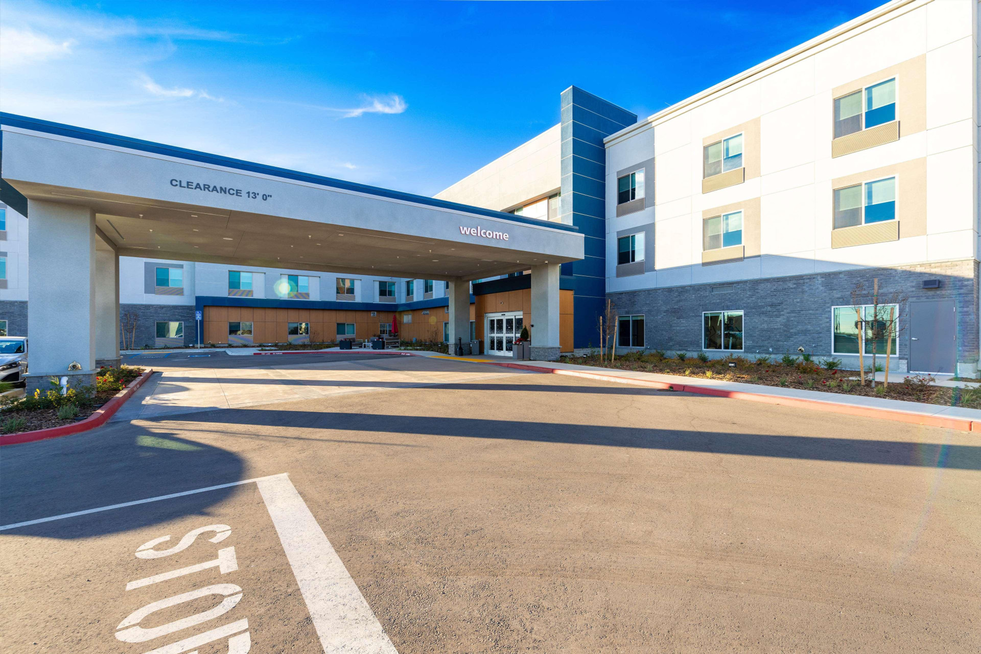 Vista Exterior Hampton Inn Selma, Ca