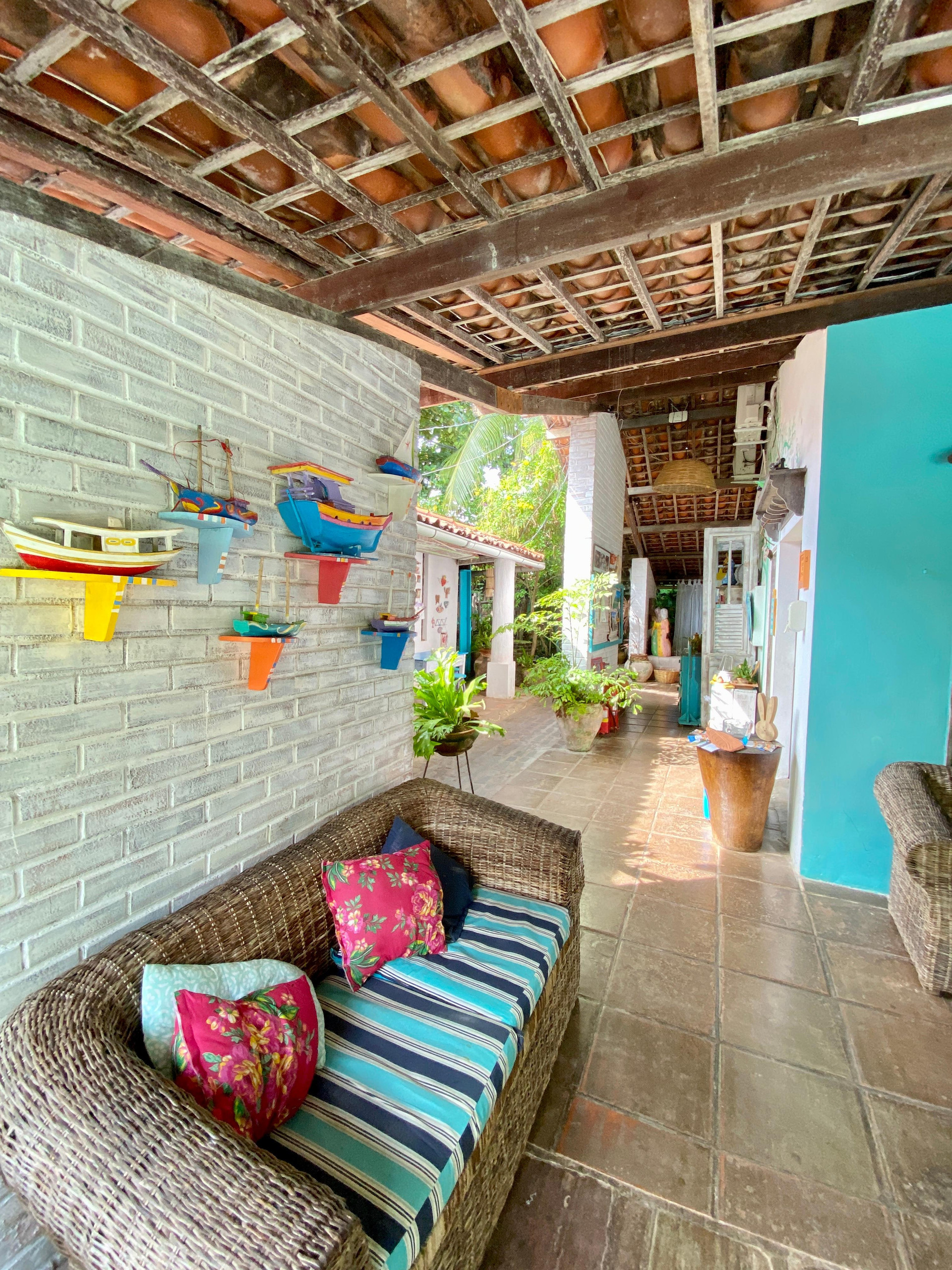 Vista Lobby Pousada Porto Verde