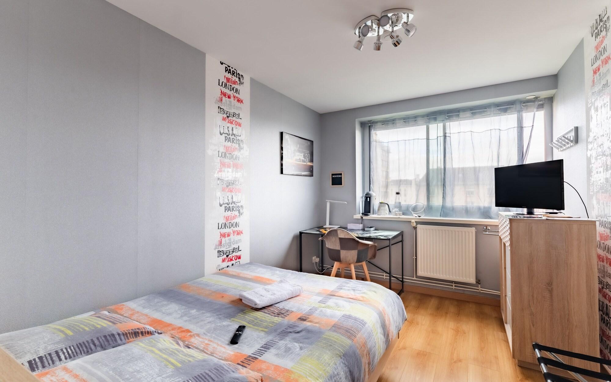 Set de Habitación Chambres d'hôtes Au Coeur De Nancy proche gare de Nancy