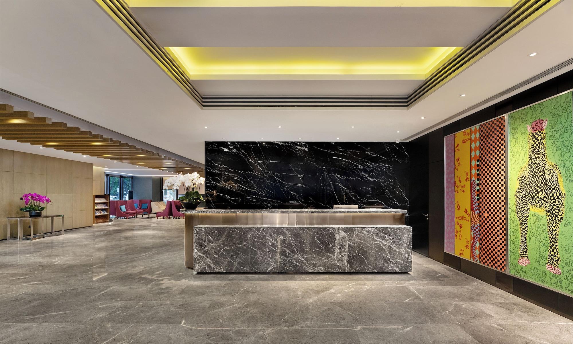 Vista Lobby Rhombus Park Aura Chengdu Hotel