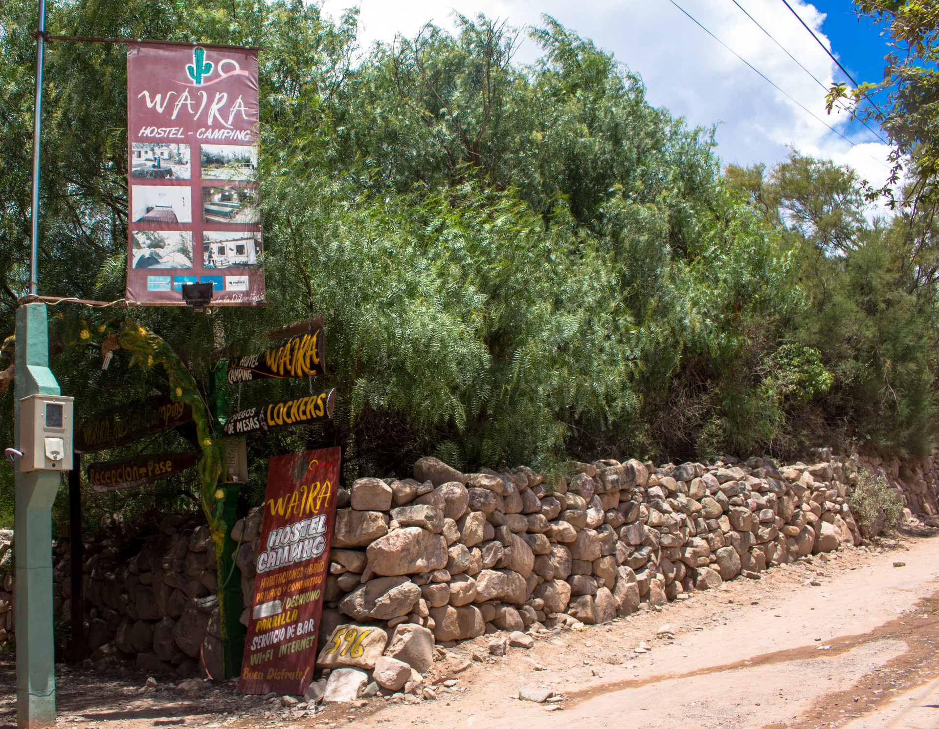 Vista Exterior Hostal Waira