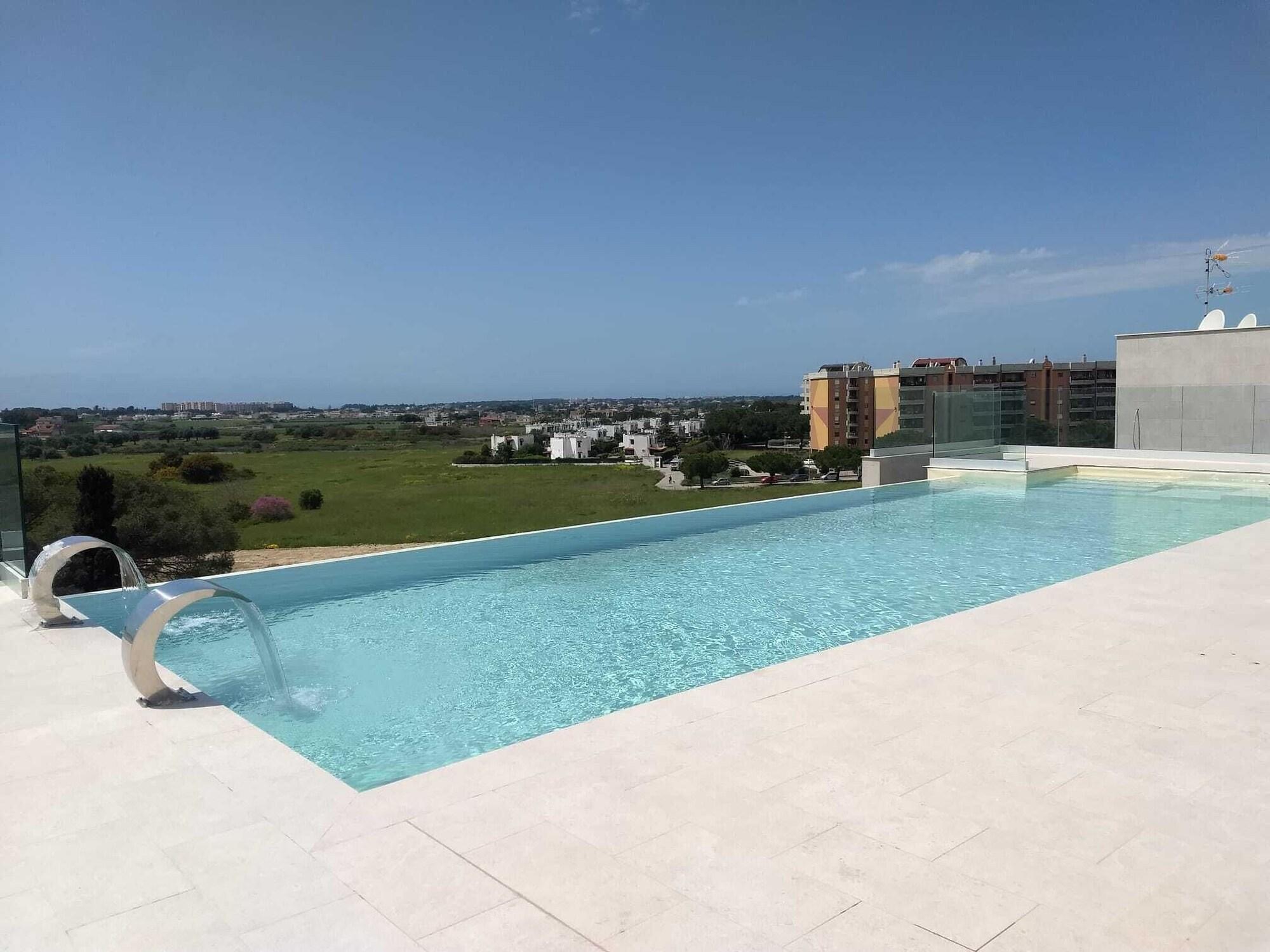 Vista Piscina Salina Hotel