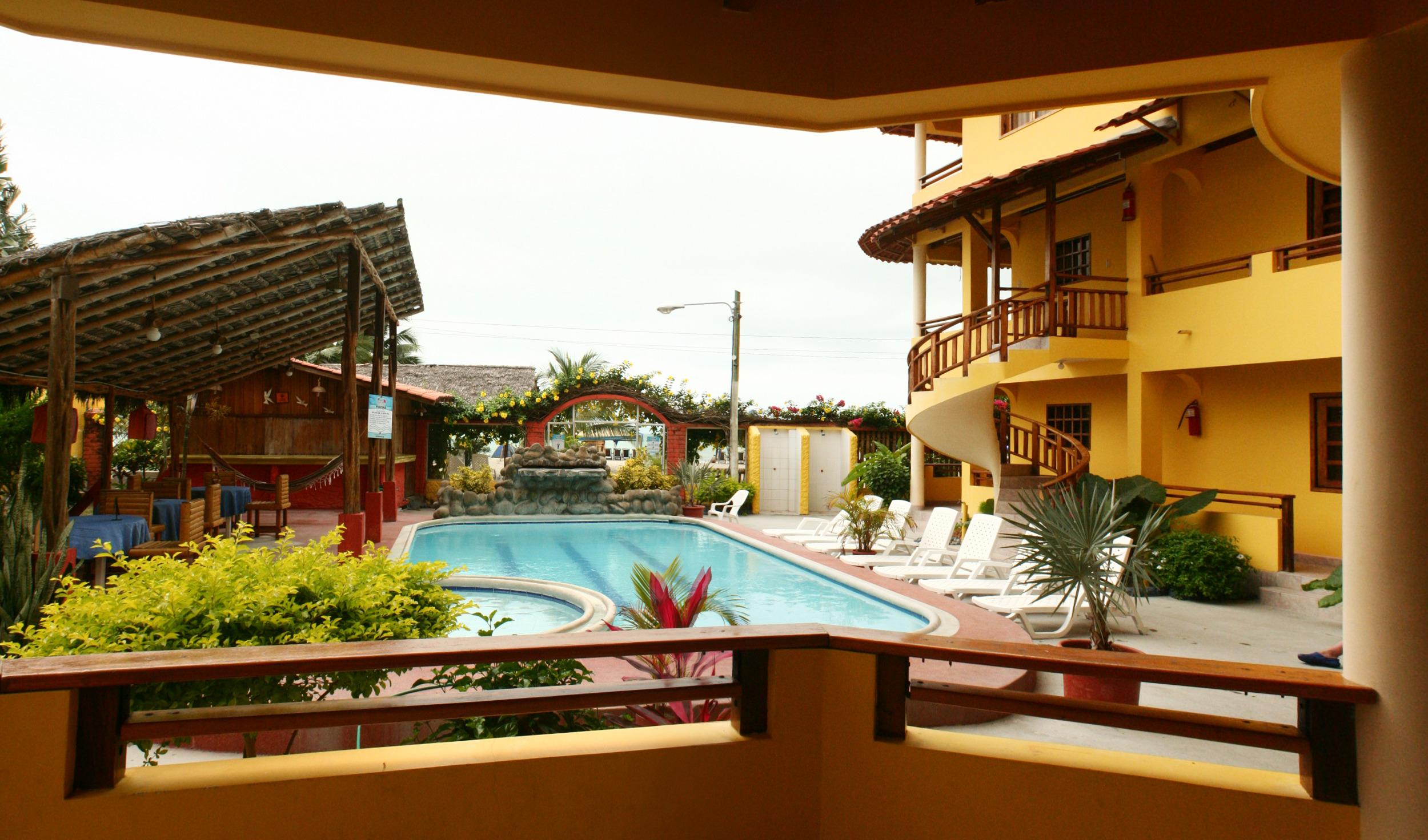 Pool view Hotel Cielo Azul