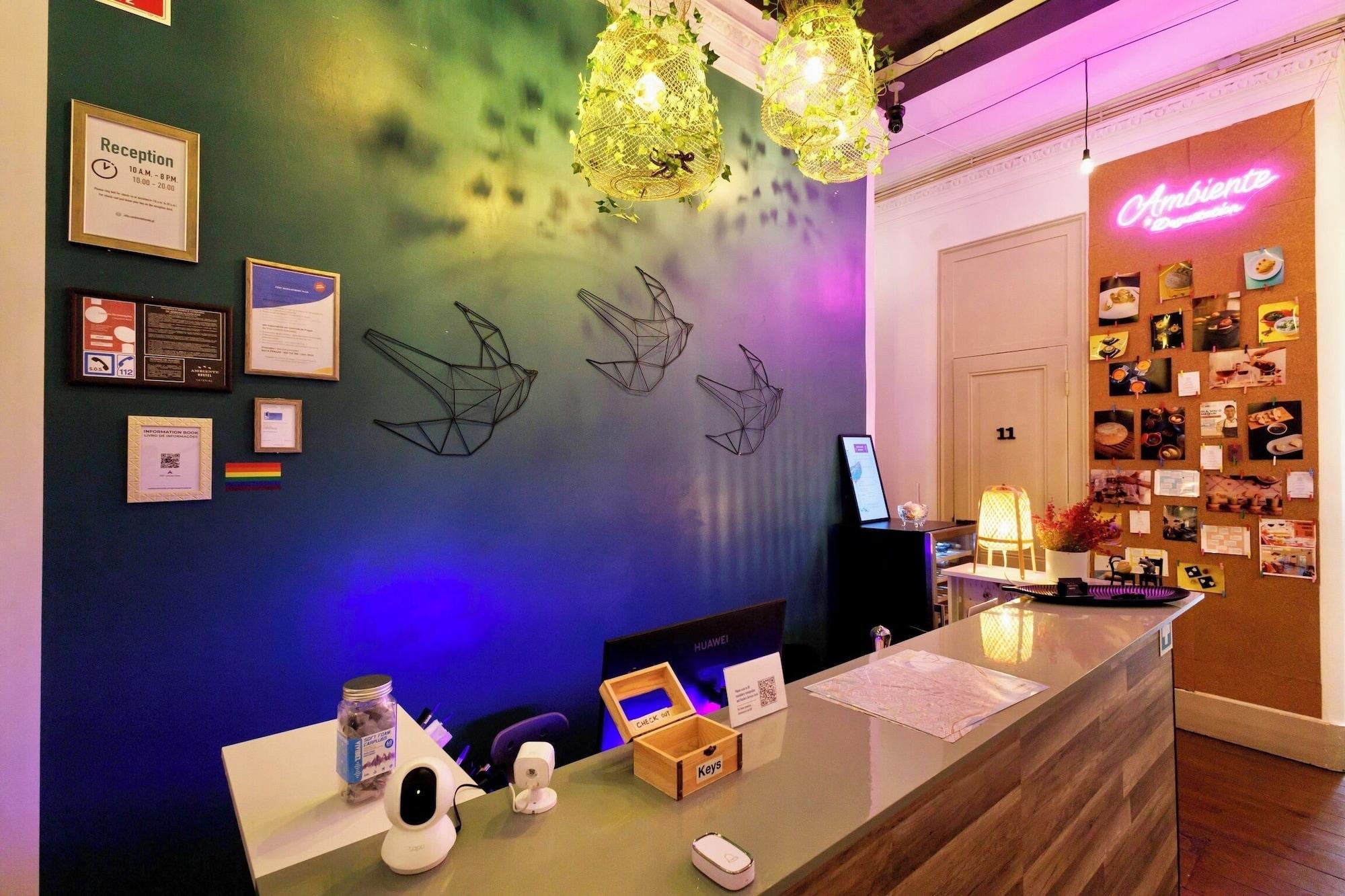 Vista Lobby Ambiente Hostel