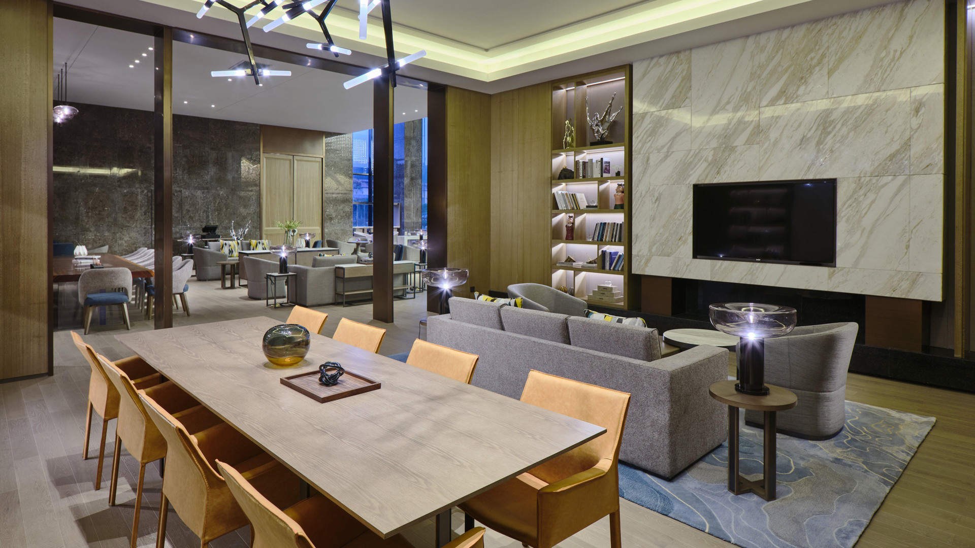 Bar/Salón Crowne Plaza Wuhan Development Zone by IHG
