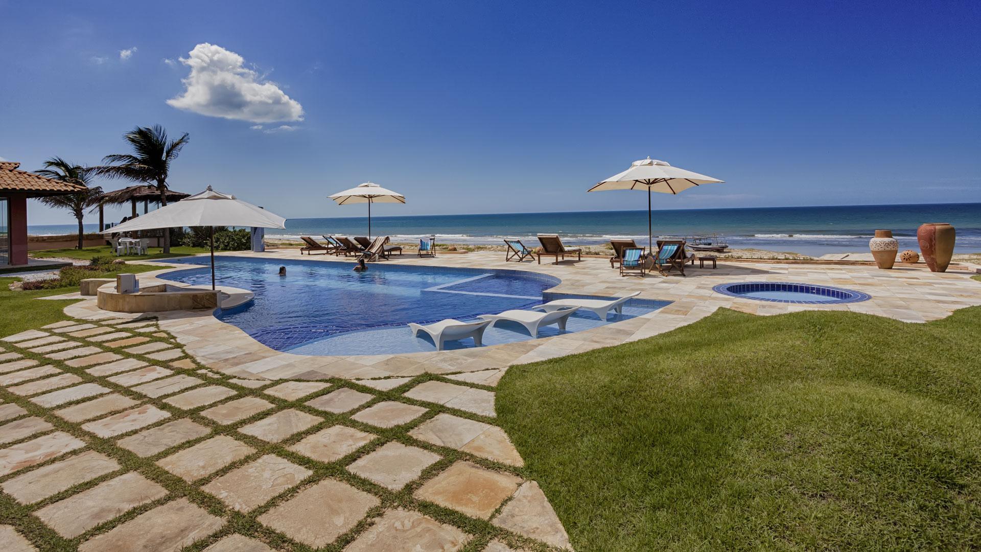 Vista Piscina Bruno Marambaia Charme Hotel