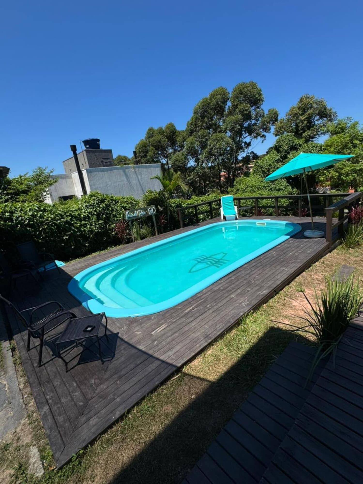 Vista Piscina Pousada Mahara