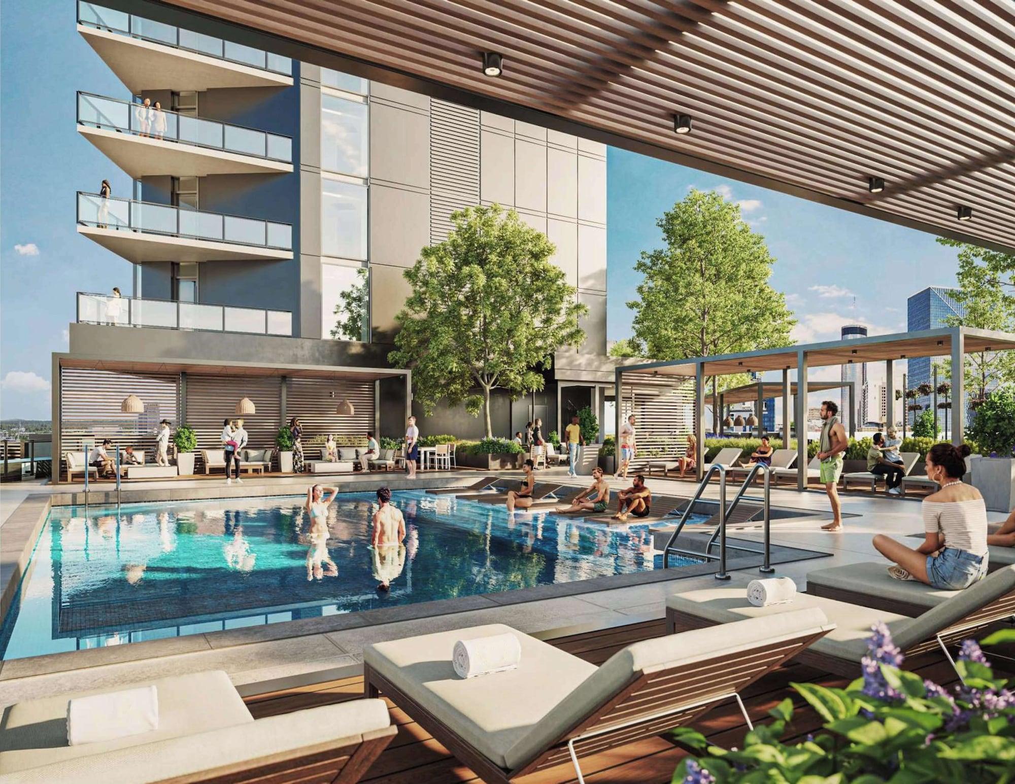 Vista Piscina Hotel Phoenix Atlanta