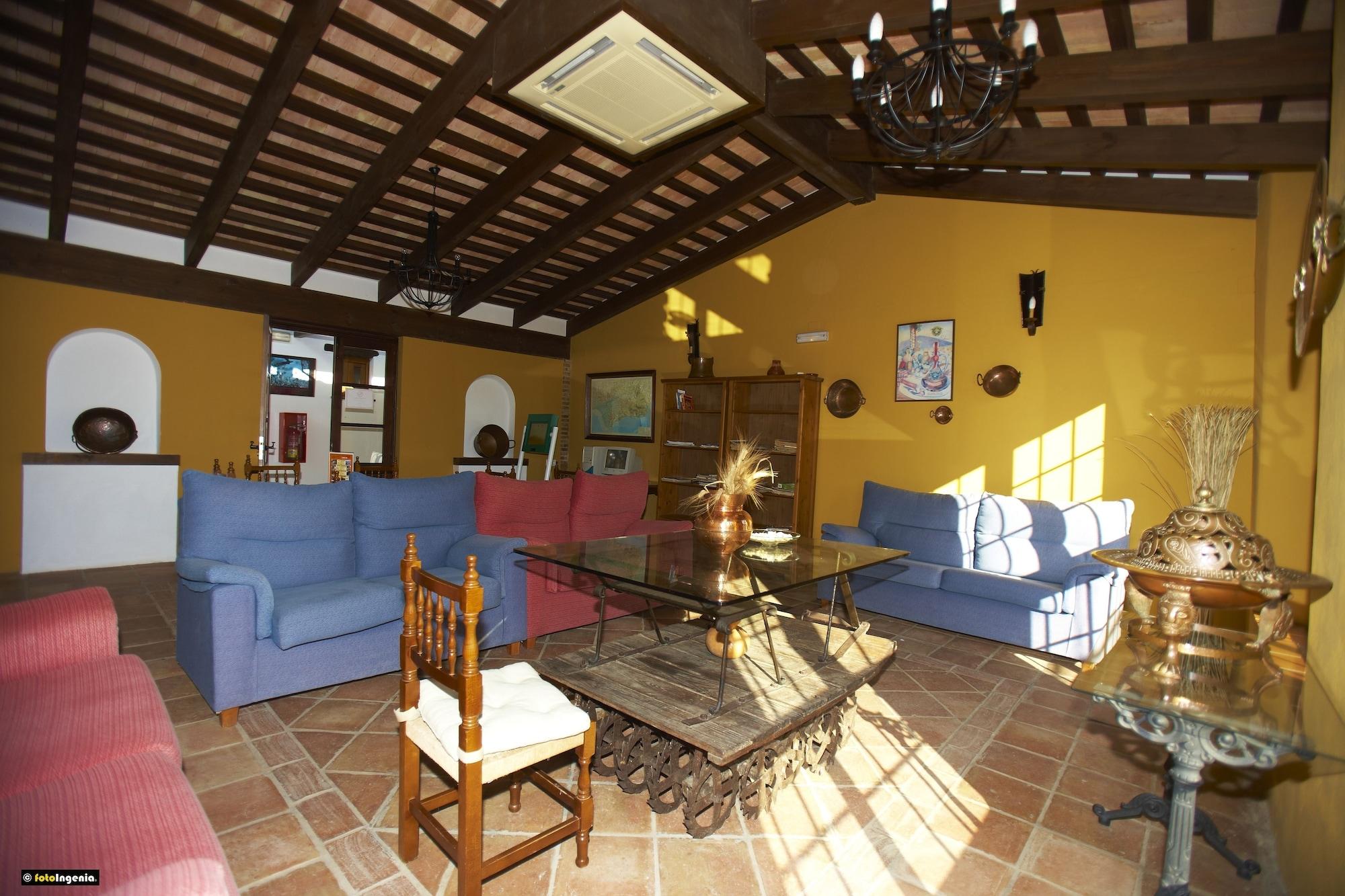 Vista Lobby Hotel Rural Enrique Calvillo