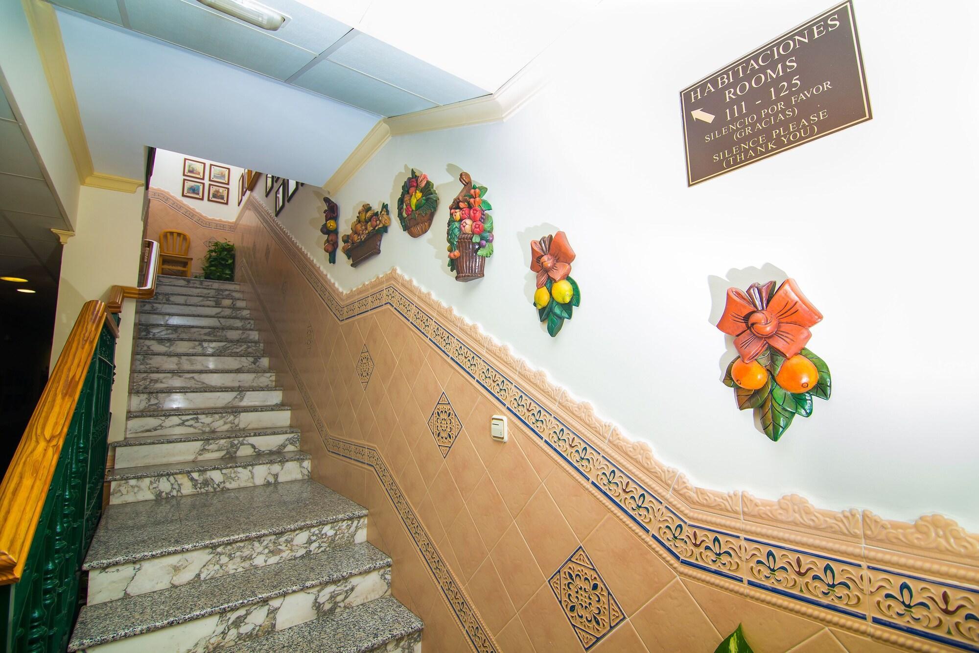 Vista Lobby Hostal Los Corchos