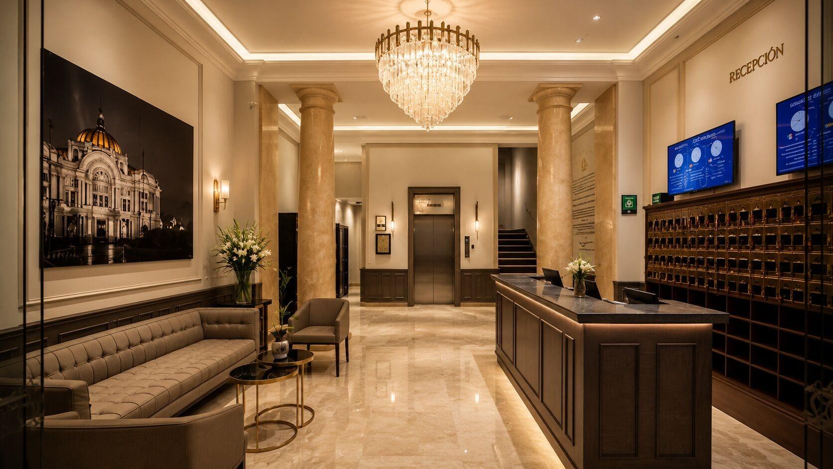 Vista Lobby Hotel Bellas Artes
