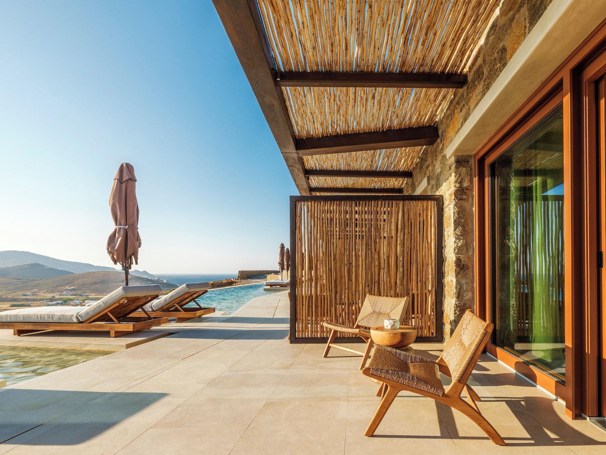 Vista Exterior Petrablu Mykonos