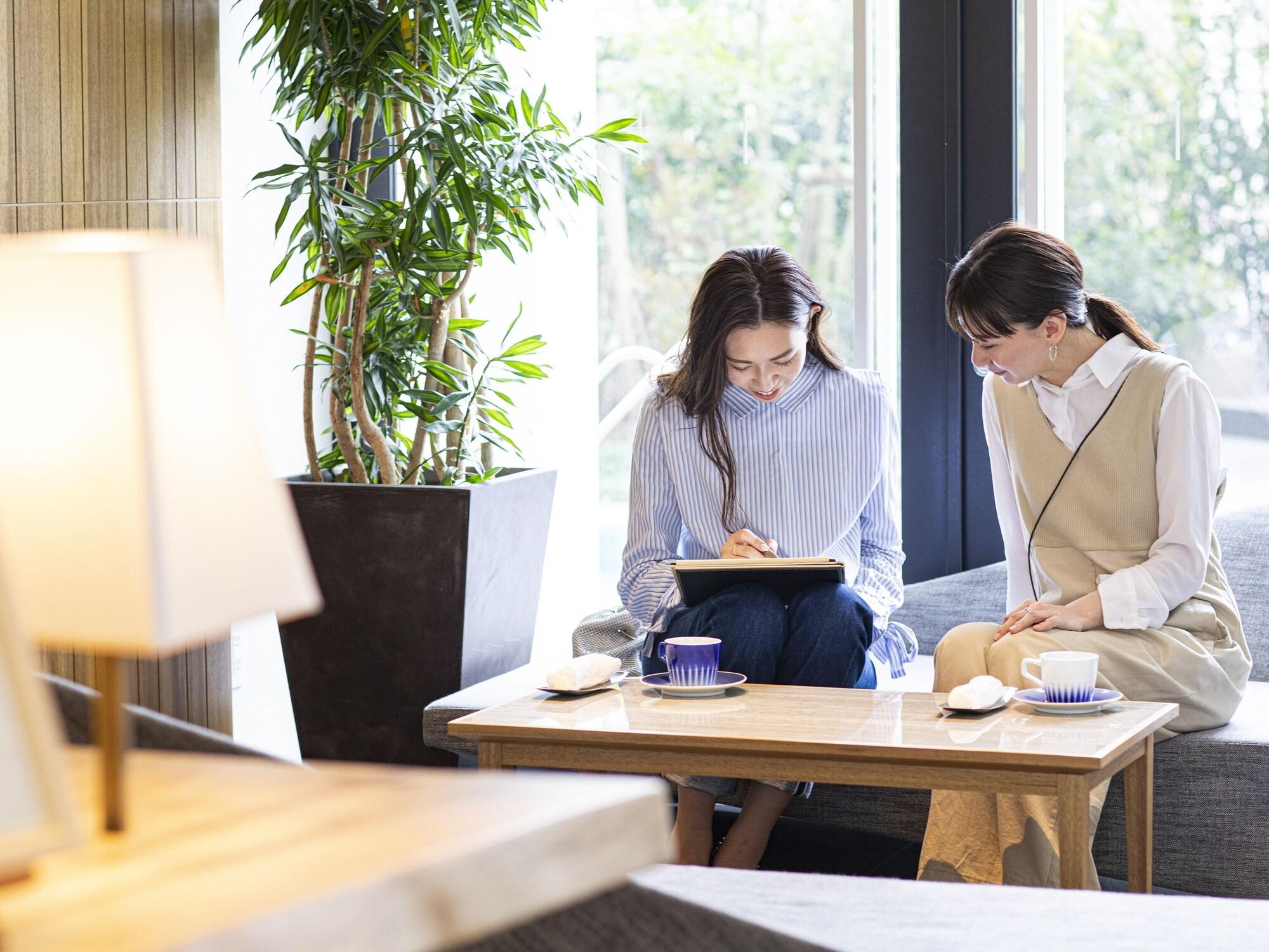 Vista Lobby Garden Terrace Saga Hotels & Resorts