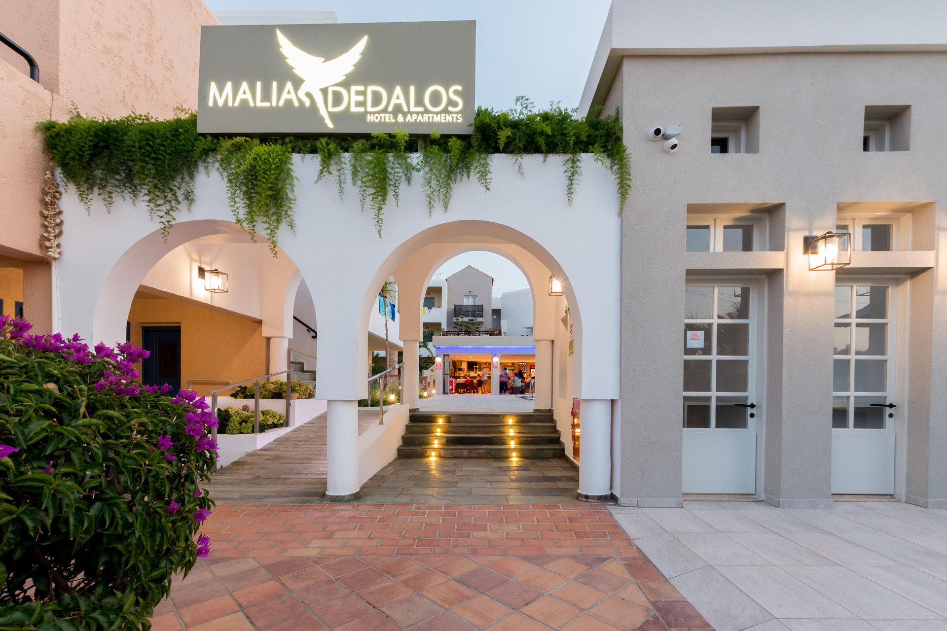 Vista Exterior Dedalos Hotel