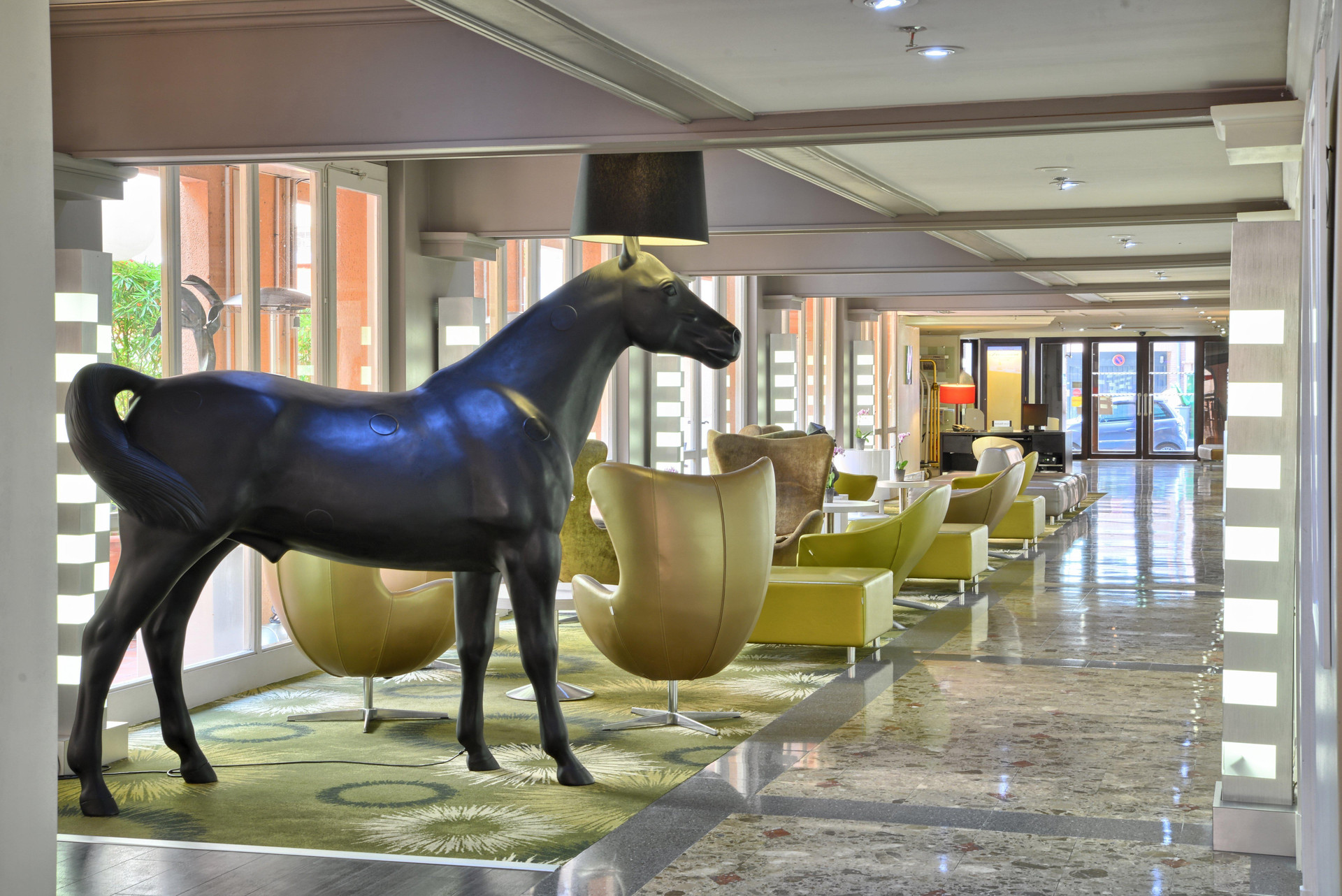 Vista Lobby Plaza Hotel Capitole Toulouse