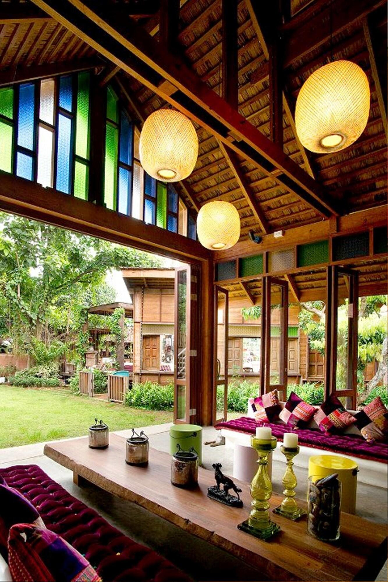 Vista Lobby Hotel Des Artists Rose of Pai