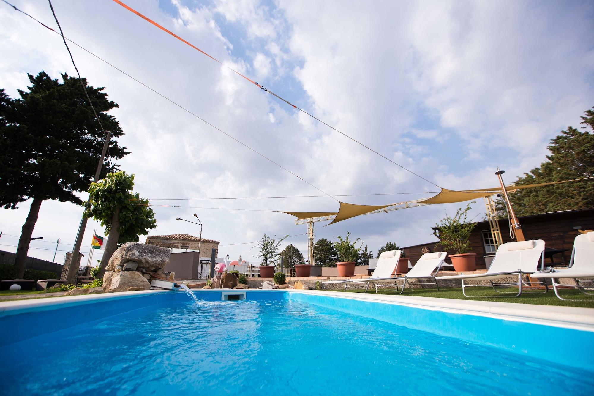 Vista Piscina Cosi Priziusi B&B Relais