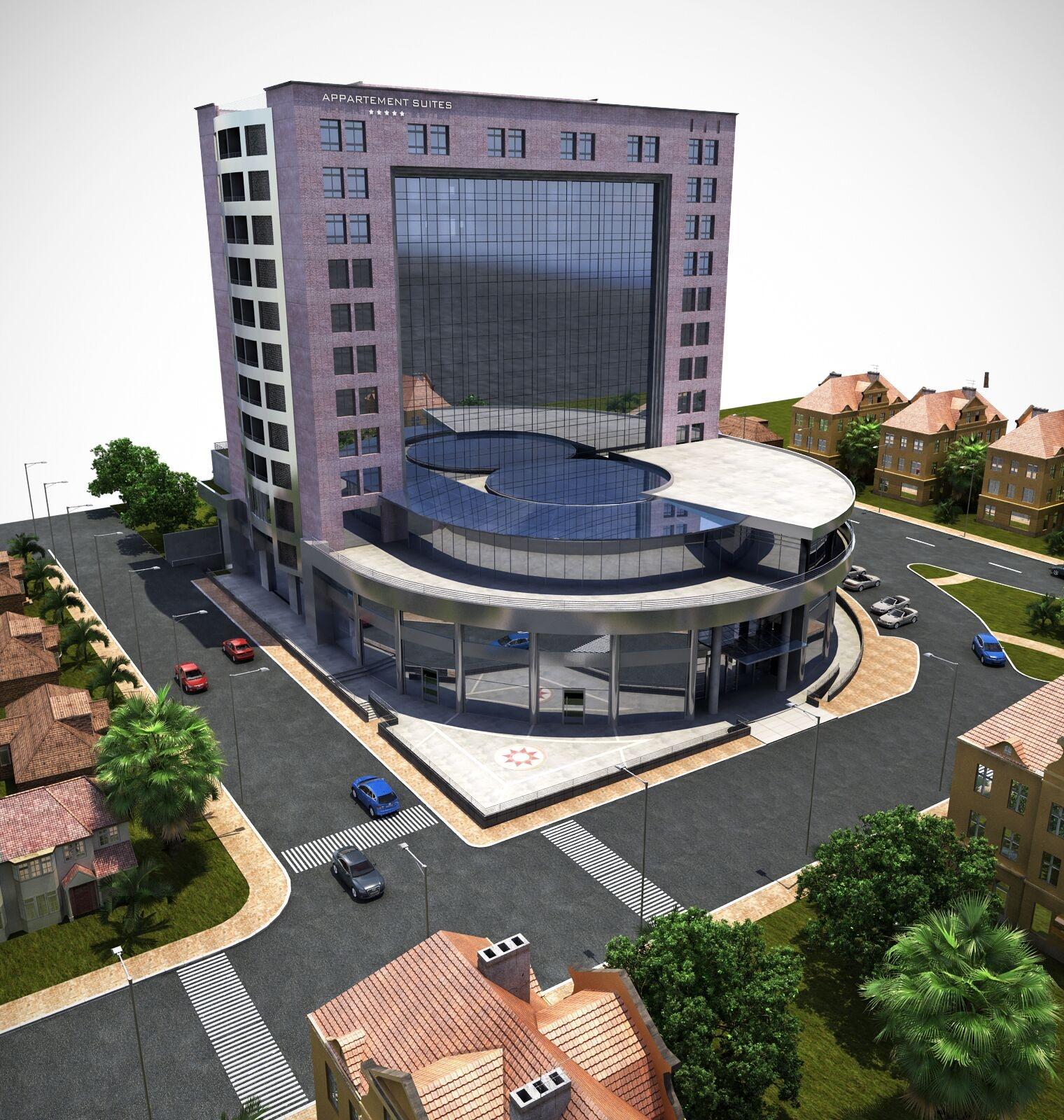 Vista Exterior Kin Plaza Arjaan By Rotana