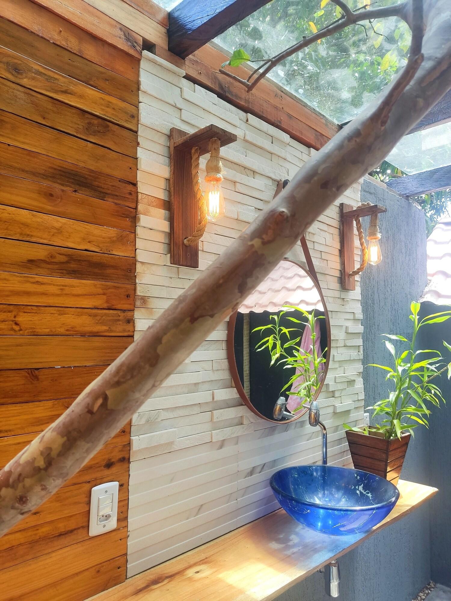 Comodidades do quarto Hostel Portal das Fadas