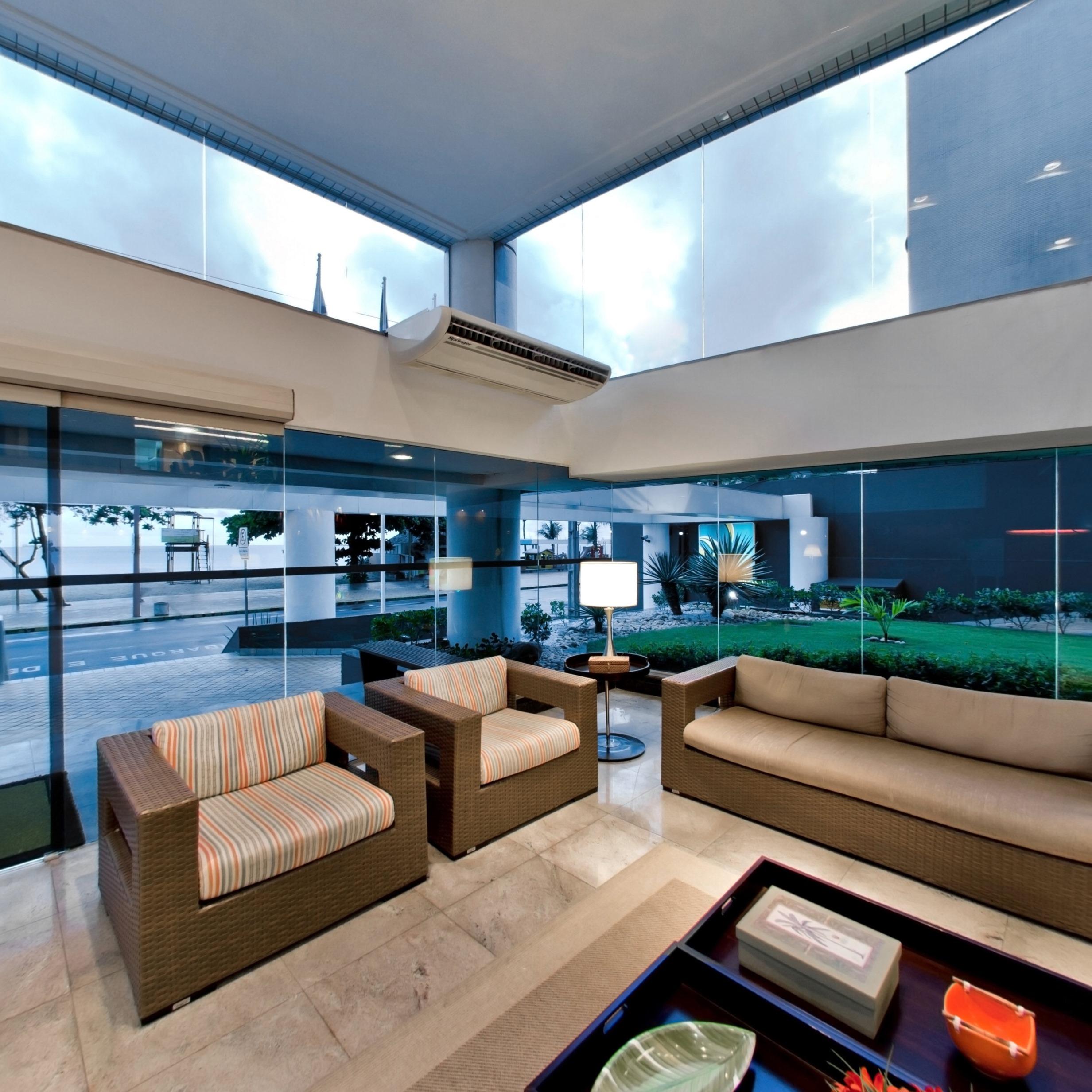 Vista Lobby Bourbon Hotel Fortaleza 