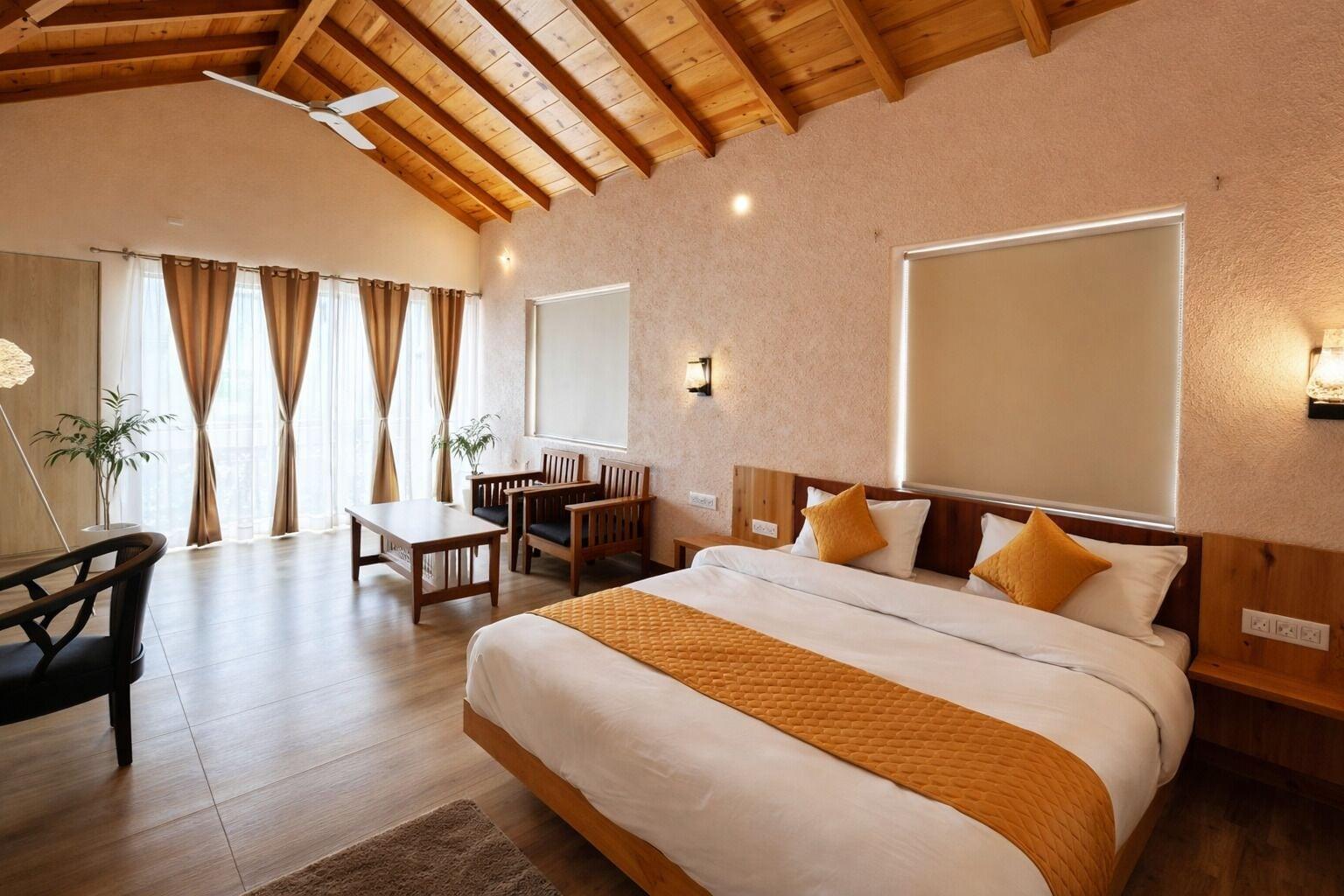 Equipamiento de Habitación Mohini Hotel Lake View Cottage Bhimtal