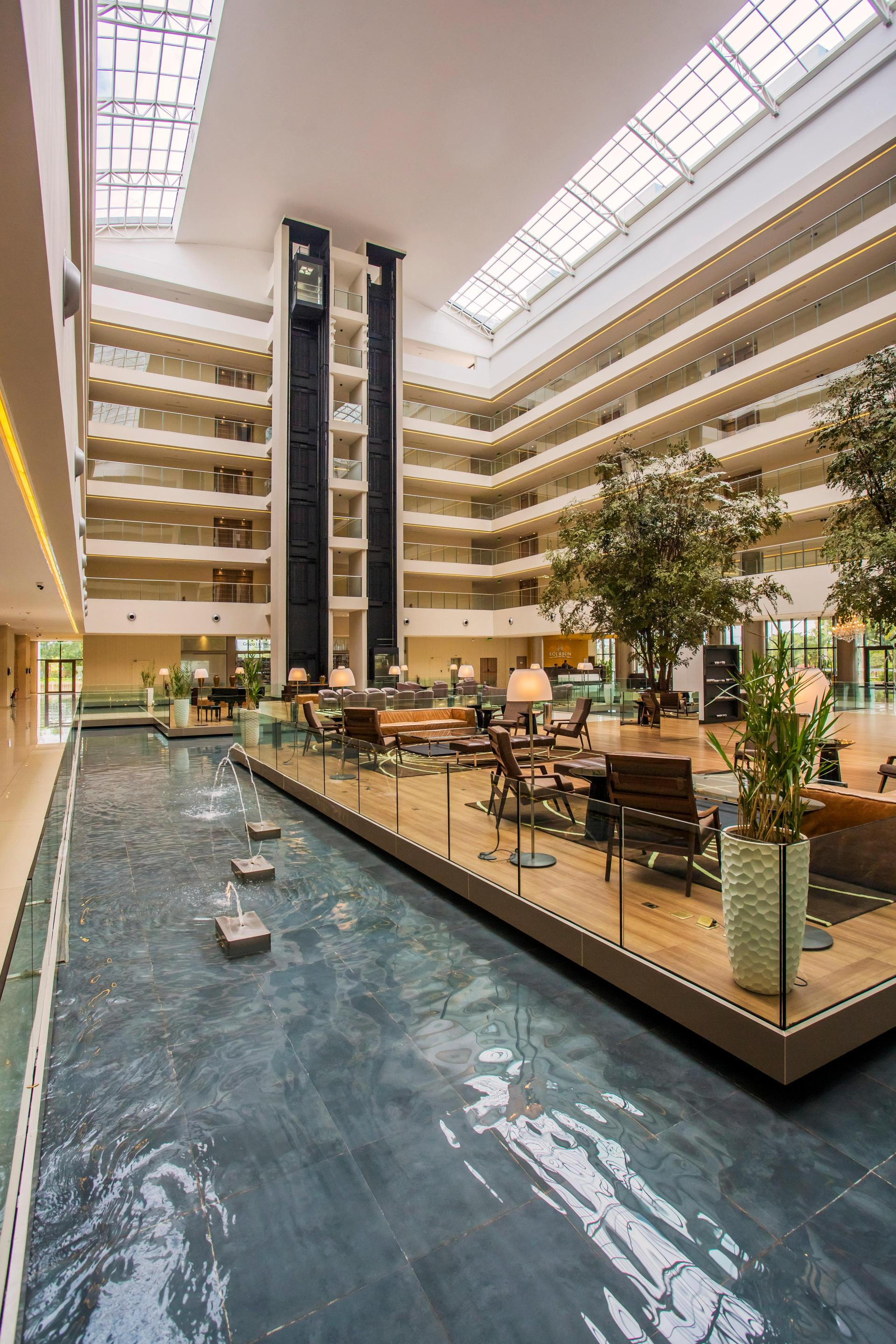 Vista Lobby Gran Bourbon Hotel Asunción