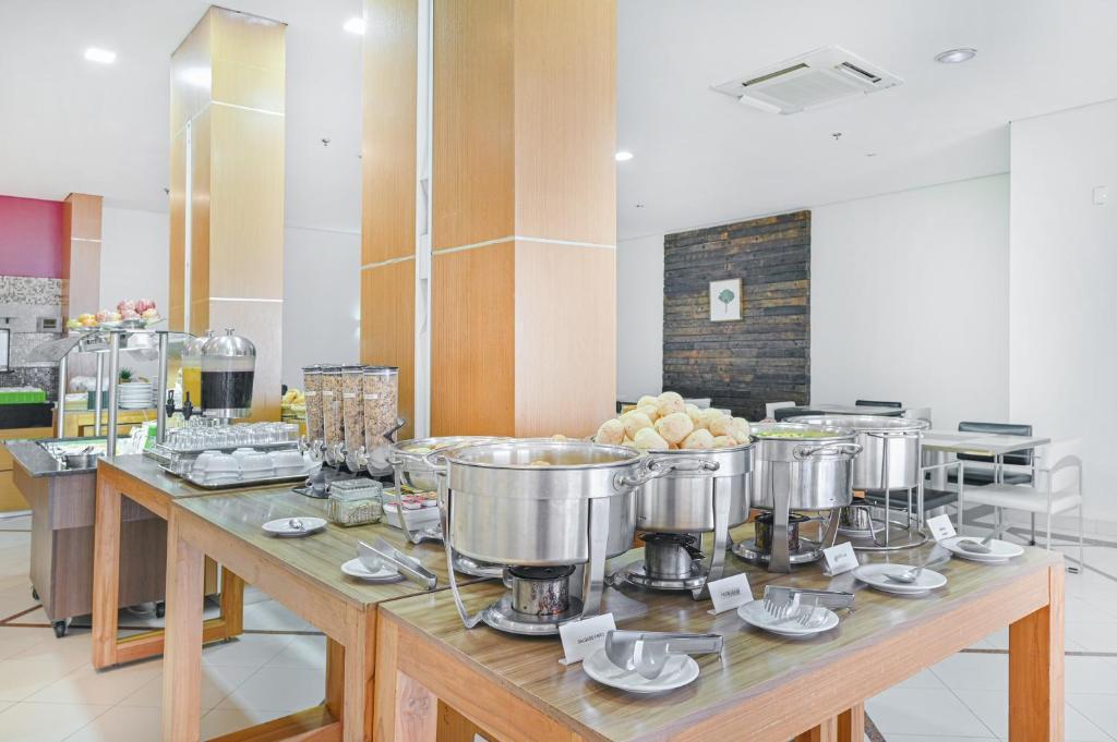 Área de desayuno Hotel Nacional inn Cuiabá