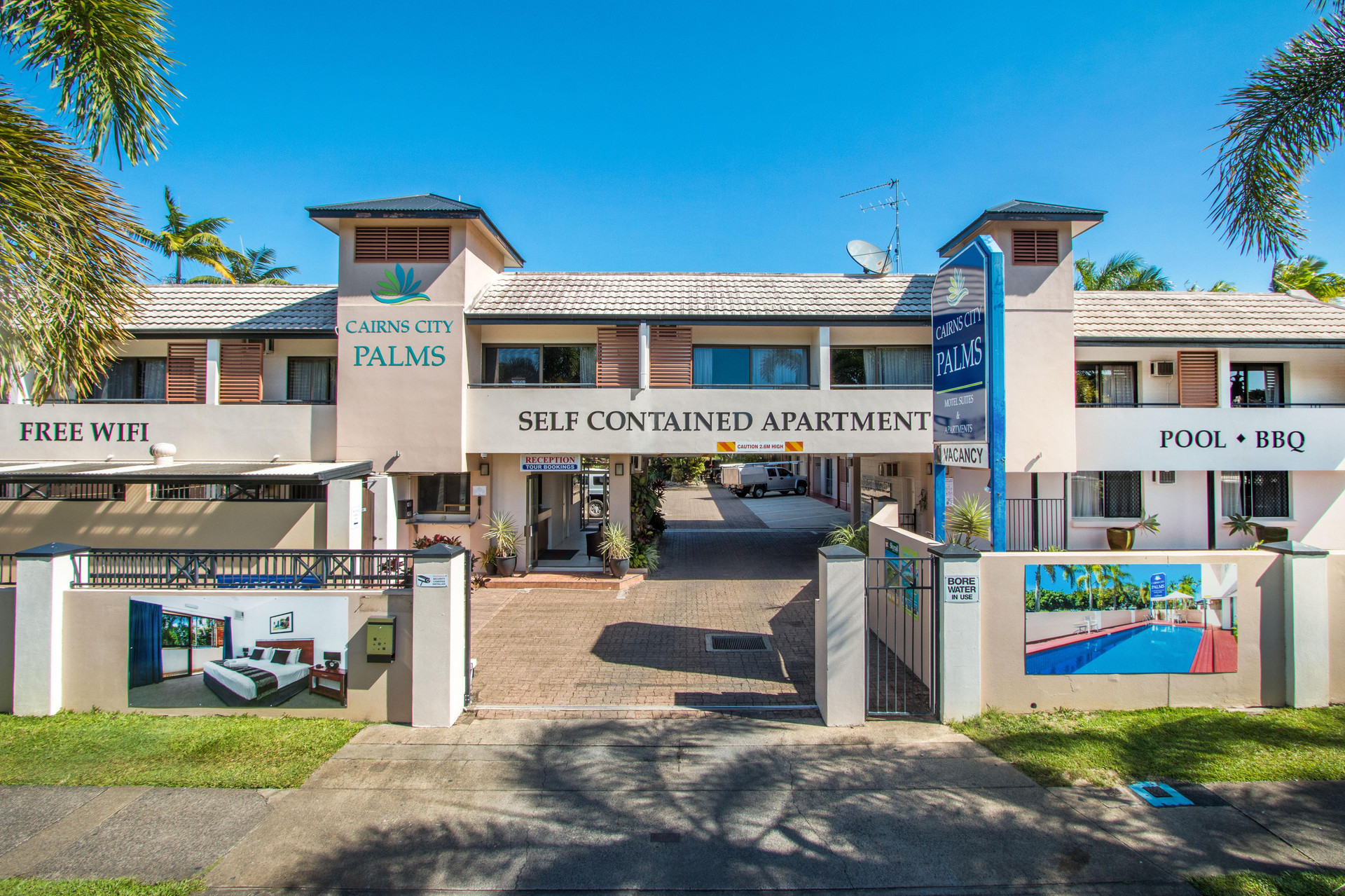 Vista Exterior Cairns City Palms