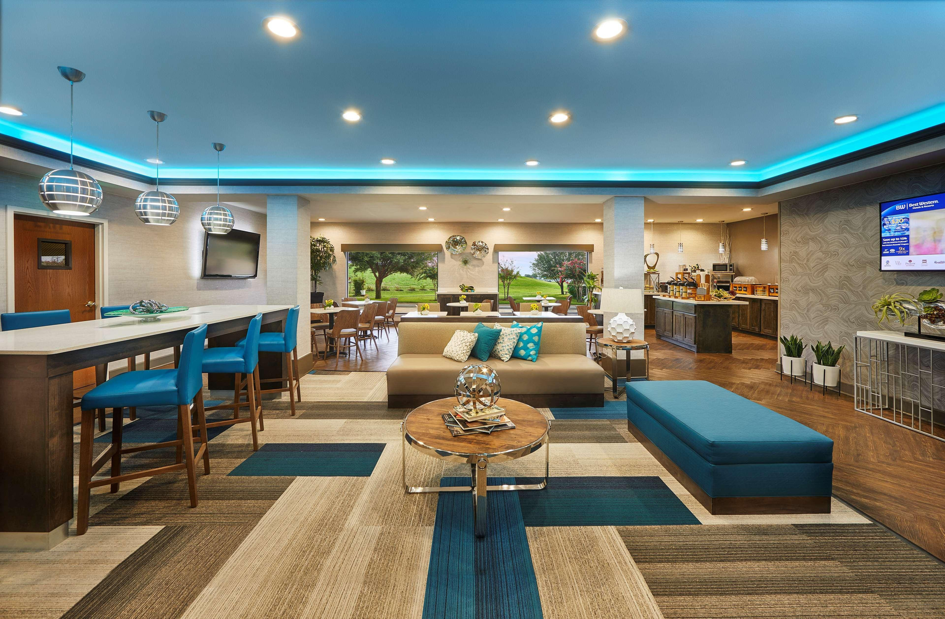 Vista Lobby Best Western Plus Lewisville Flower Mound