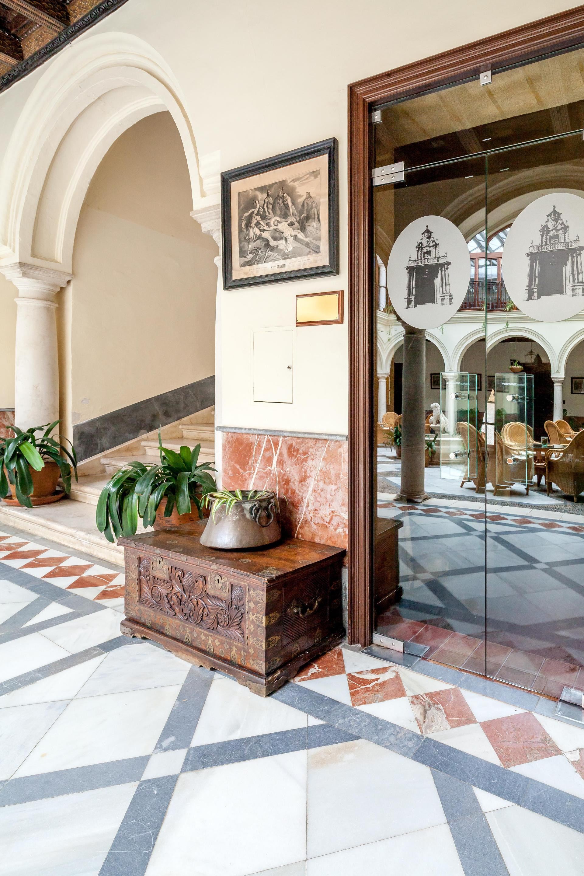 Vista Lobby Palacio Marques De La Gomera