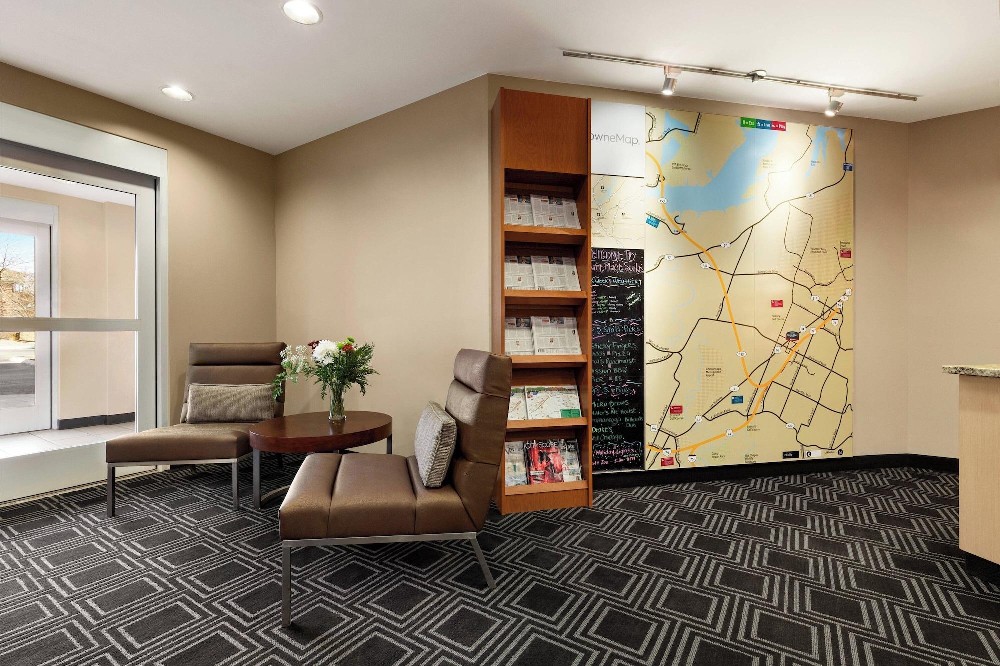 Vista Lobby TownePlace Suites Chattanooga near Hamilton Place