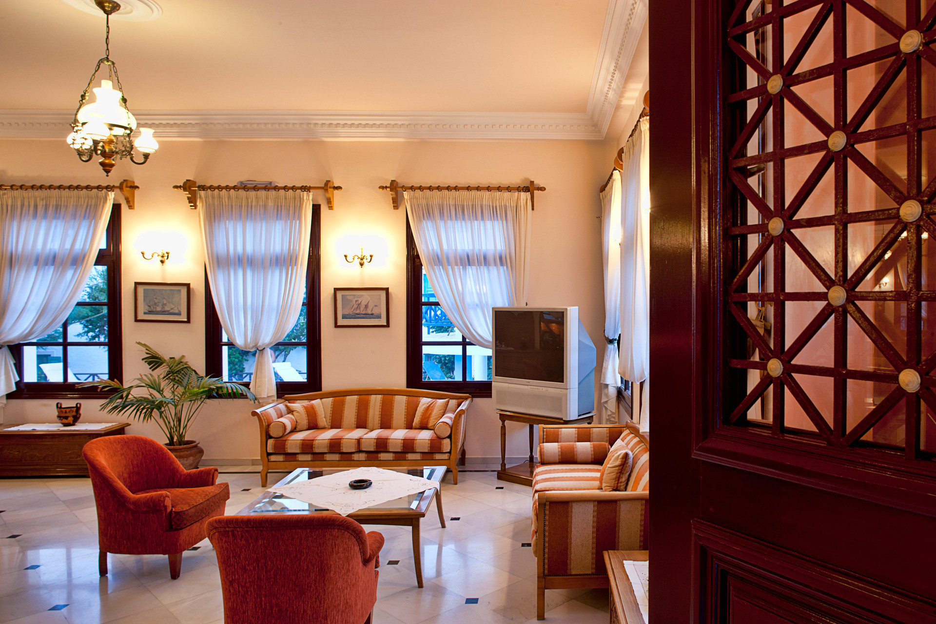 Vista Lobby Veggera Hotel
