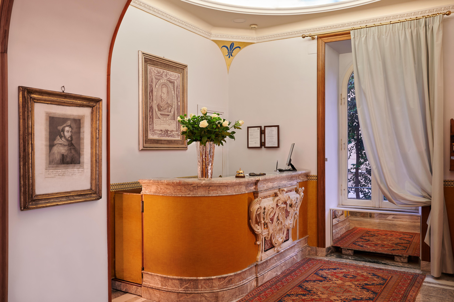 Vista Lobby Hotel Farnese