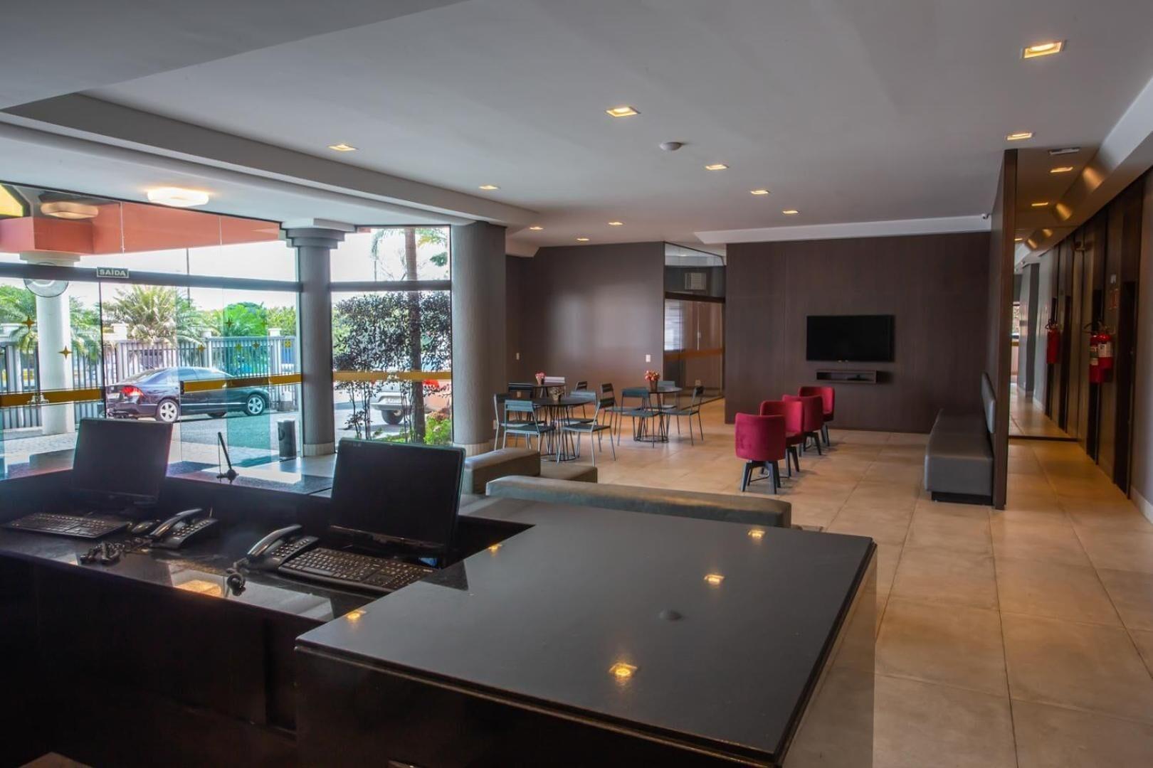 Vista Lobby Carlton Plaza Hotel Uberlândia