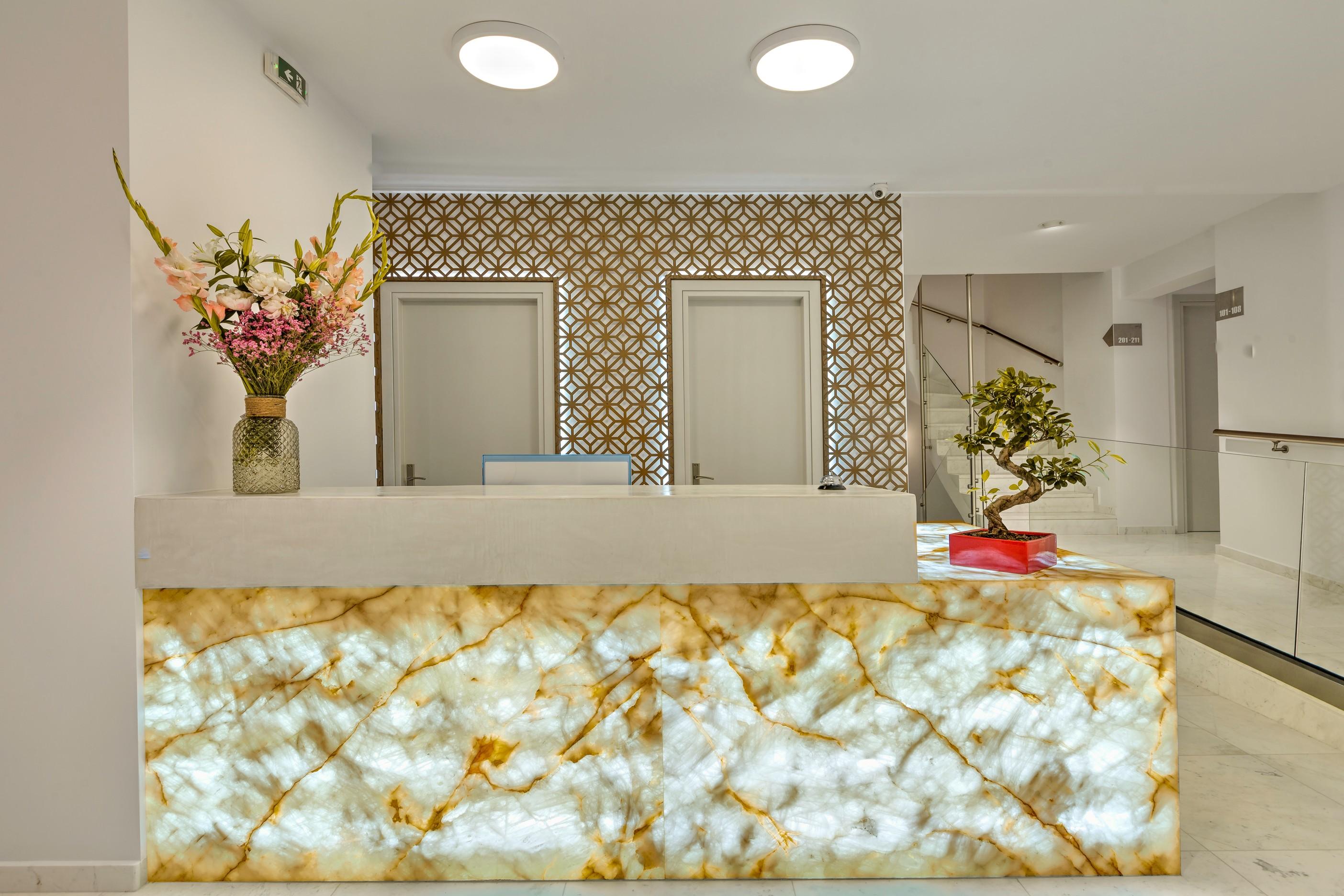 Vista Lobby Zephyros Hotel