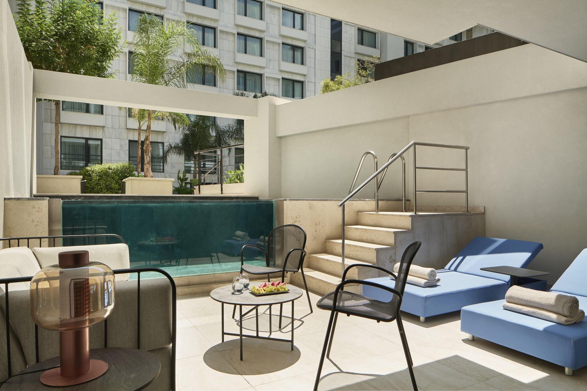 Vista Piscina Grand Hyatt Athens