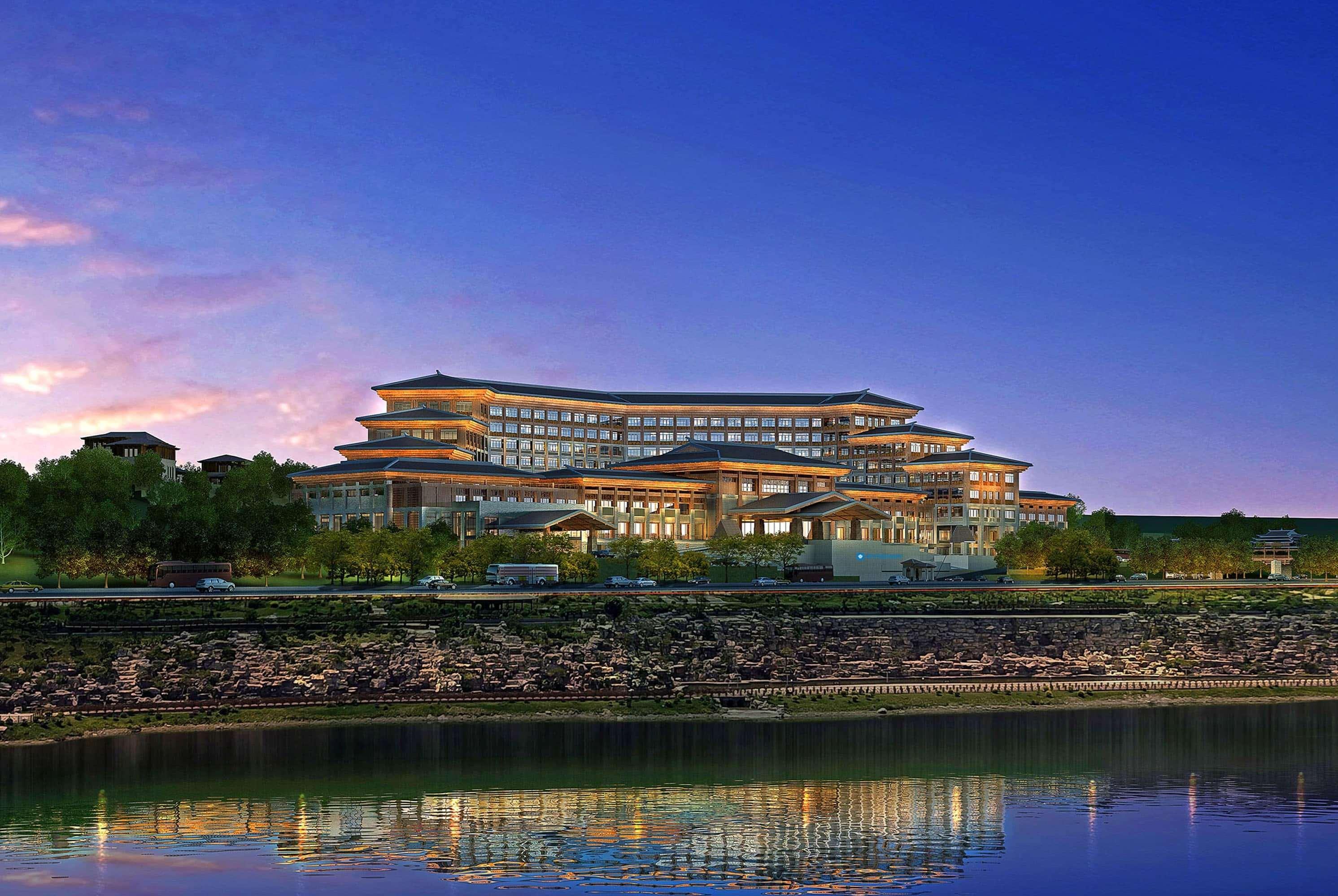 Vista Exterior Wyndham Baise Resort