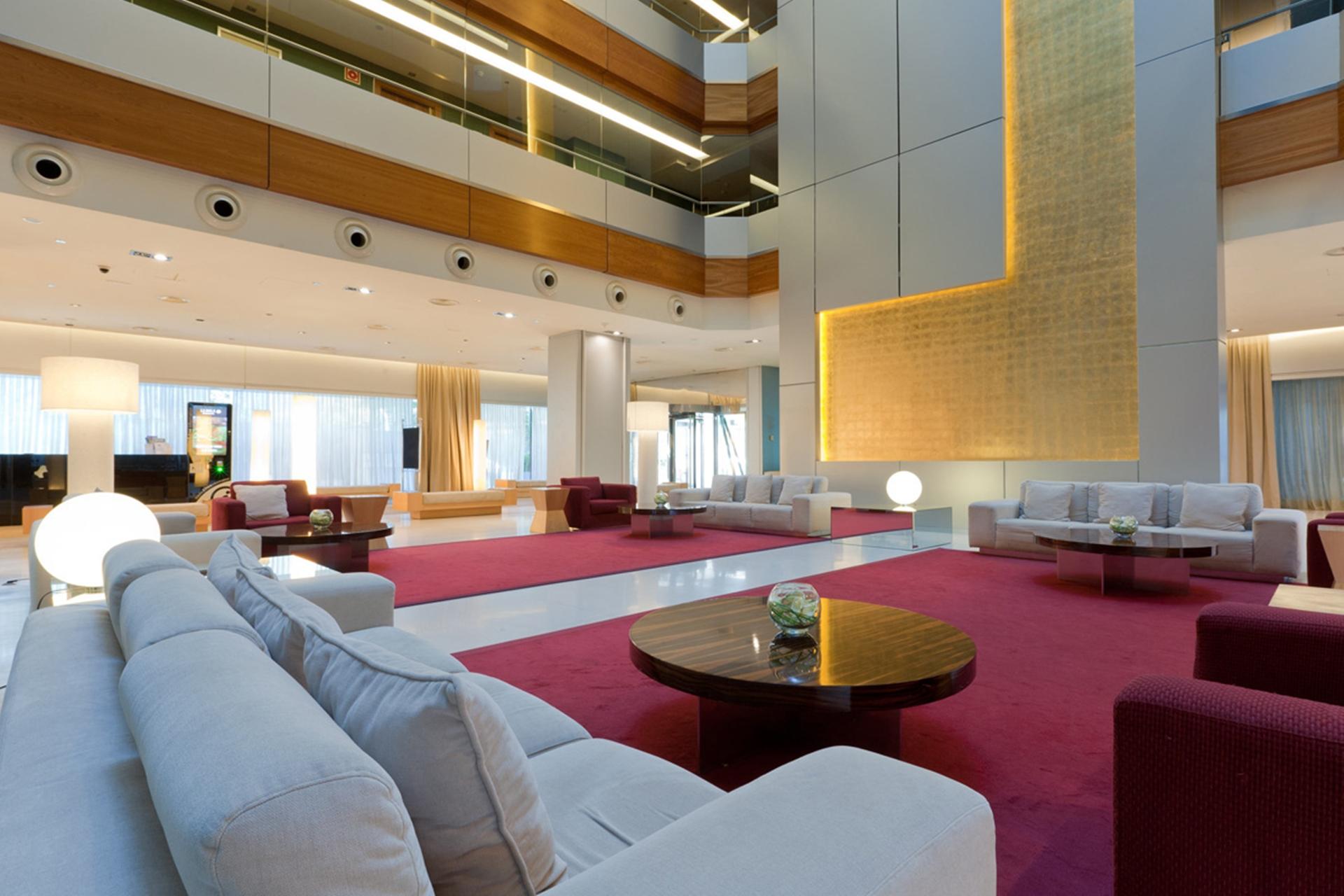 Vista Lobby Hotel Nuevo Madrid