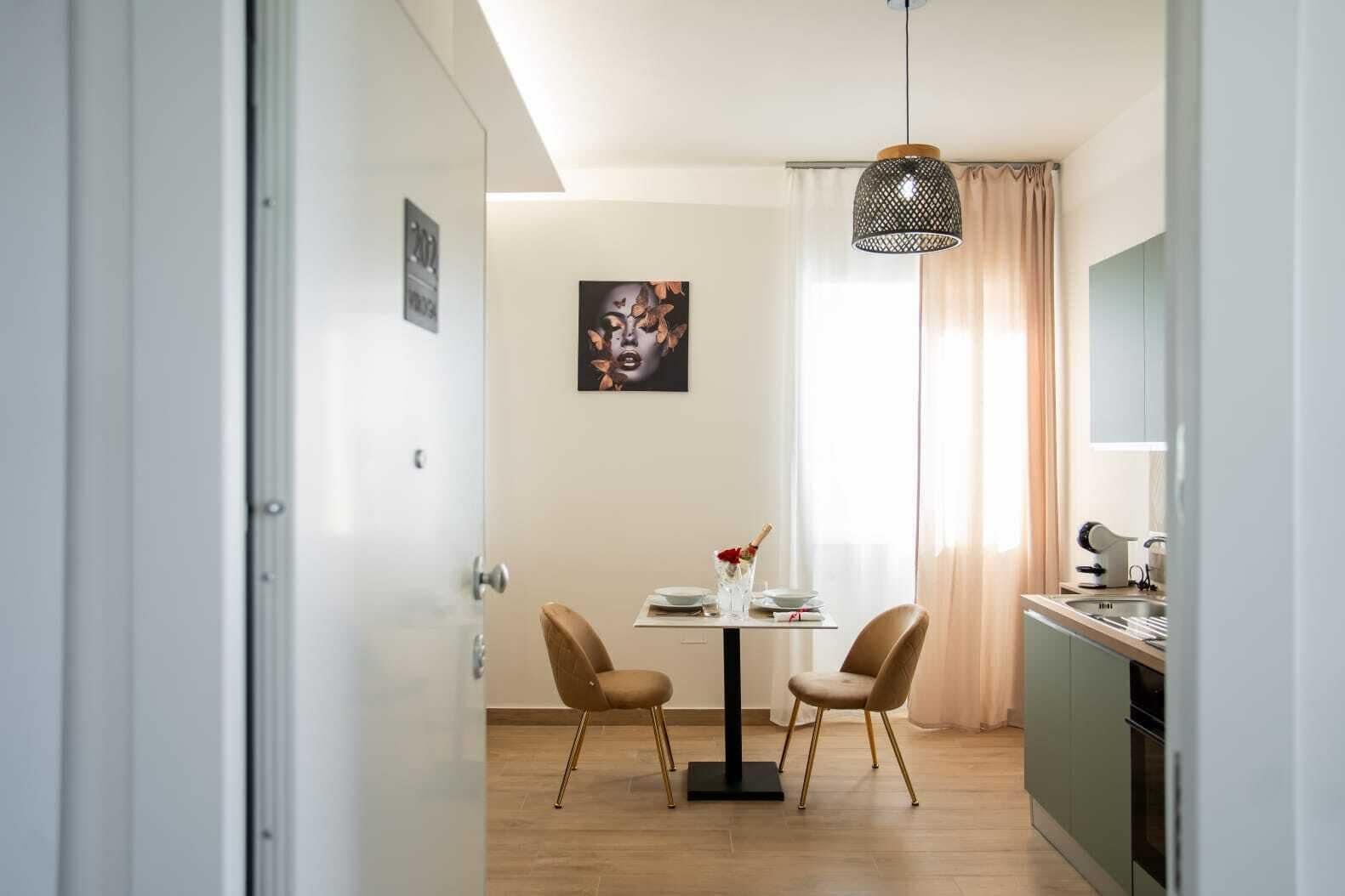 Equipamiento de Habitación Viroga suite apartments