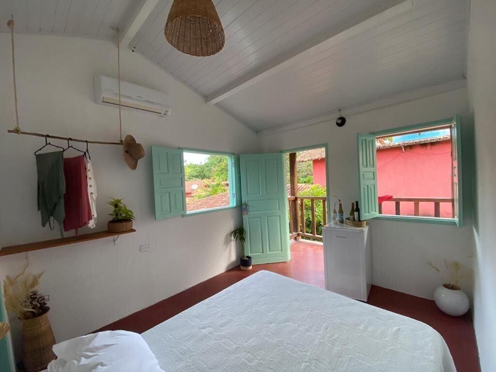Quarto Pousada Sol Nascente Caraíva
