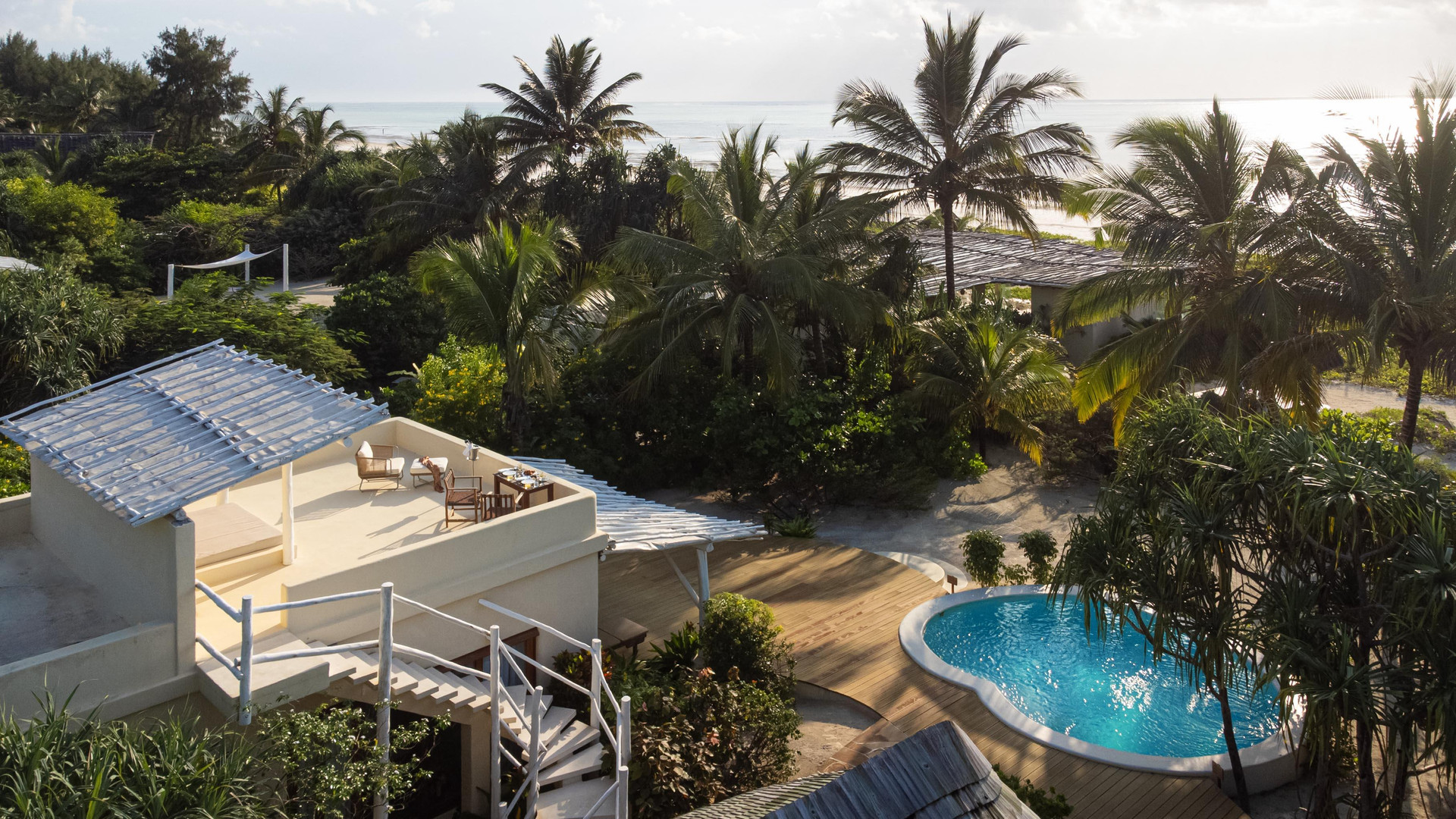 Vista Piscina Zanzibar White Sand Luxury Villas & Spa