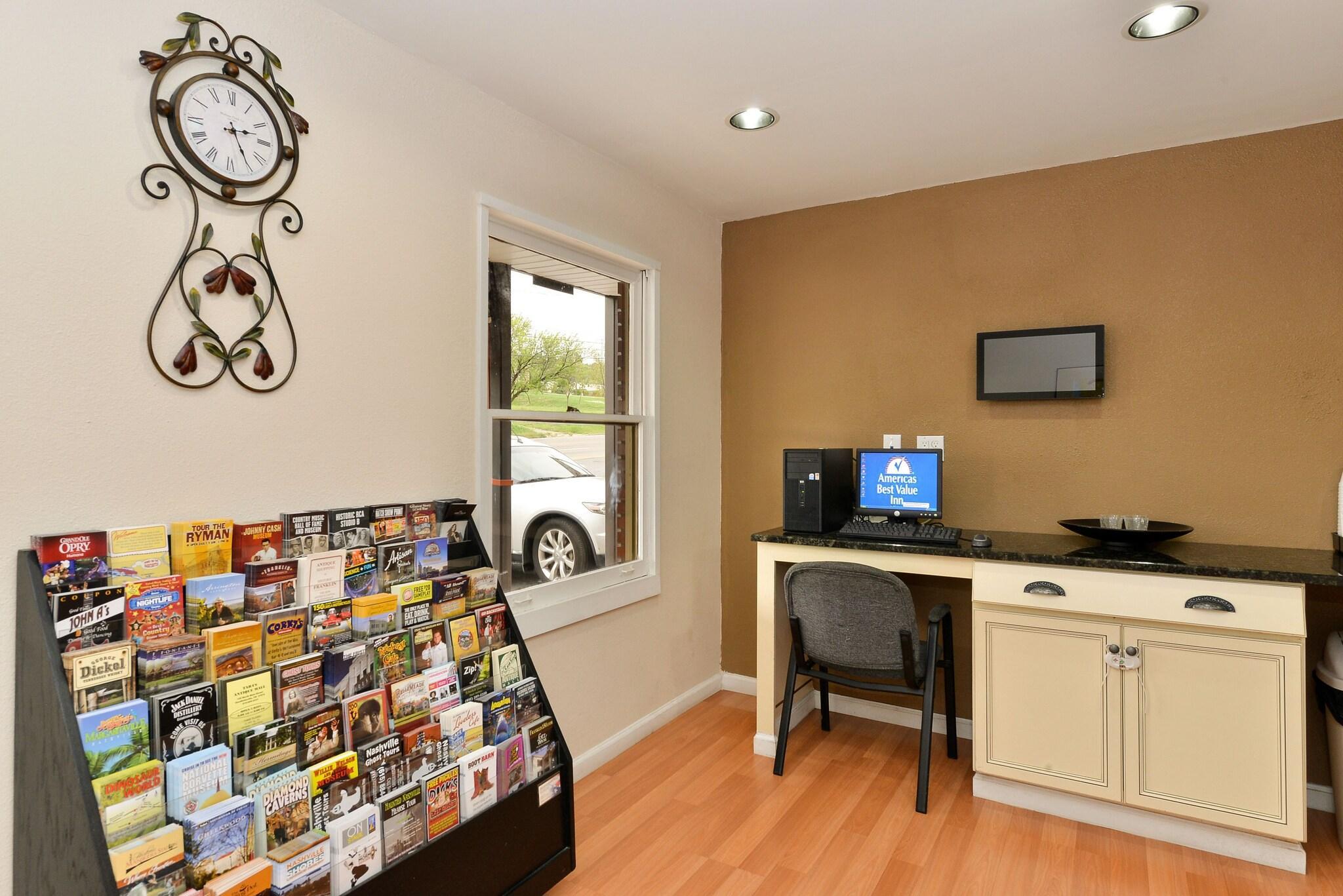Área de recreação Americas Best Value Inn Nashville Downtown