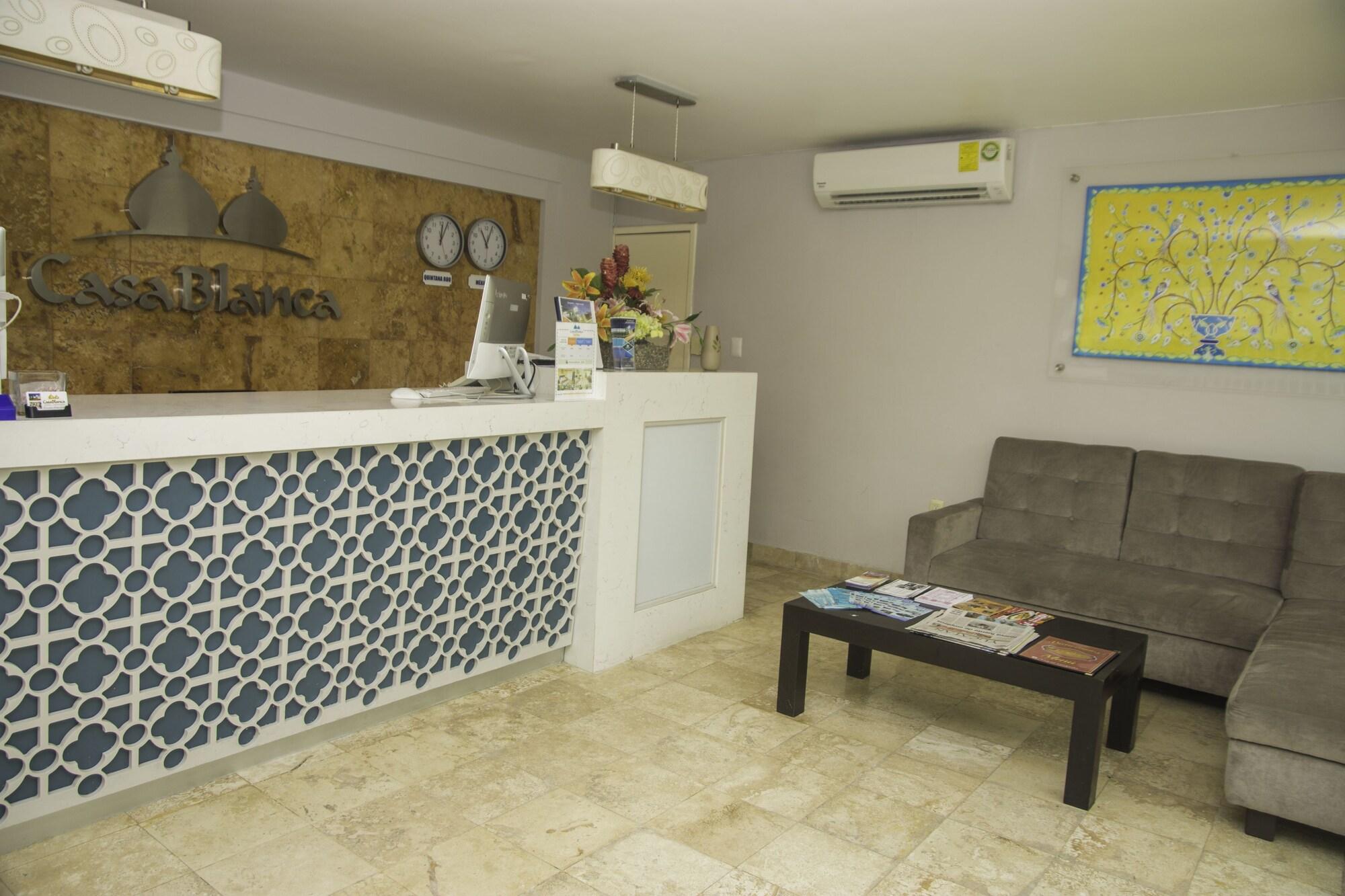 Vista Lobby Hotel Casa Blanca