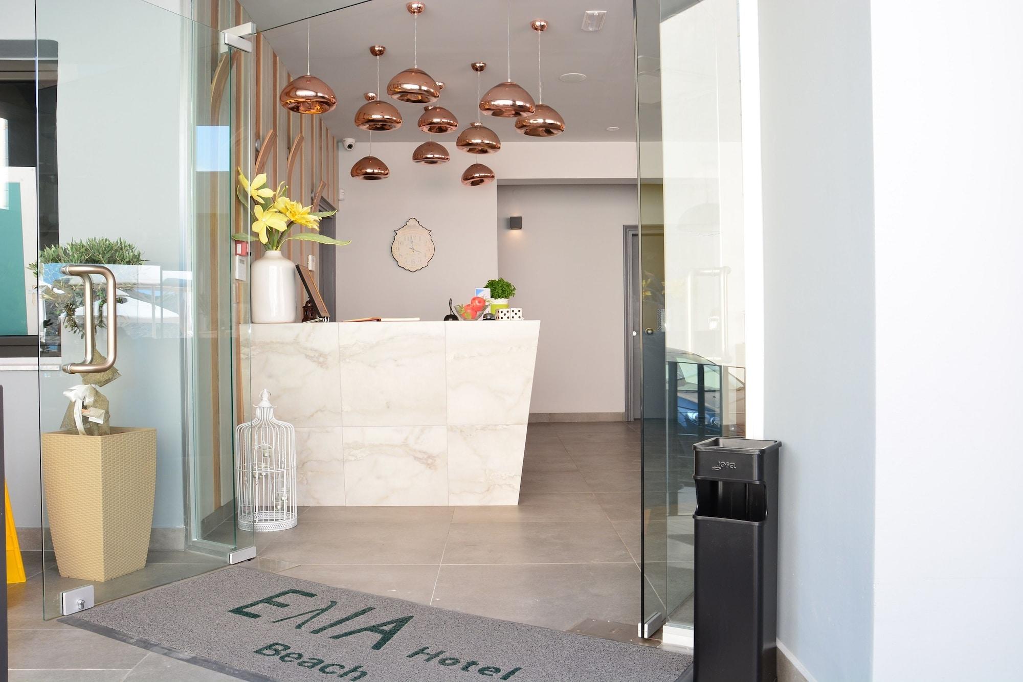 Vista Lobby Elia Agia Marina Hotel