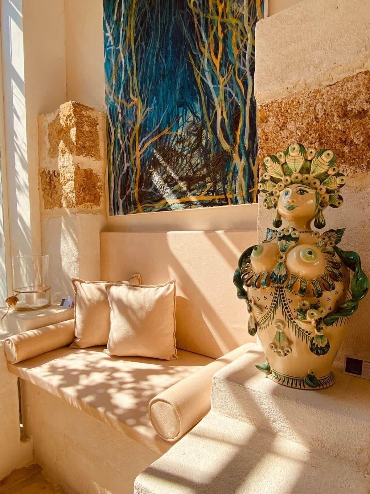 Vista Lobby Masseria Messapia Wine Resort & SPA